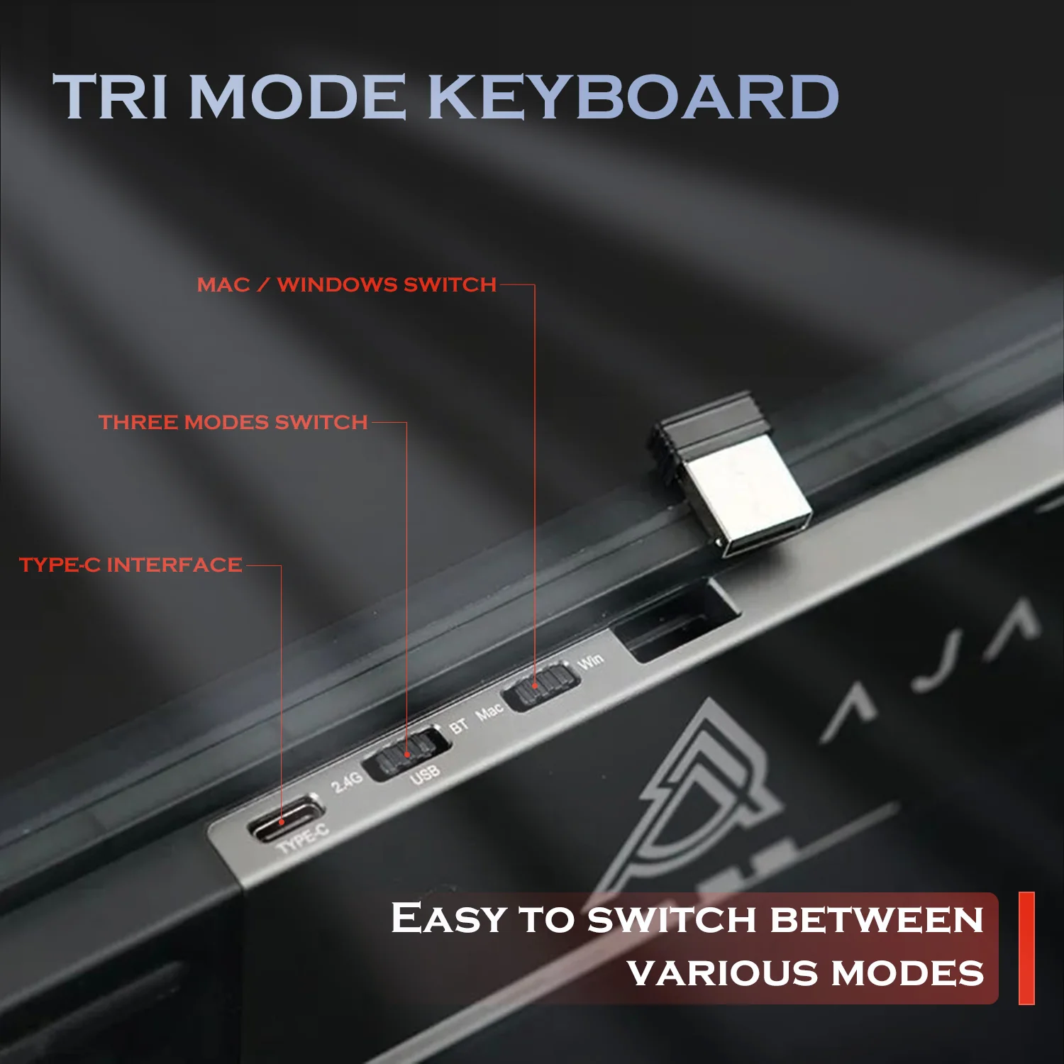 ATTACK SHARK x AJAZZ AK832 Mechanical Keyboard - Image 10
