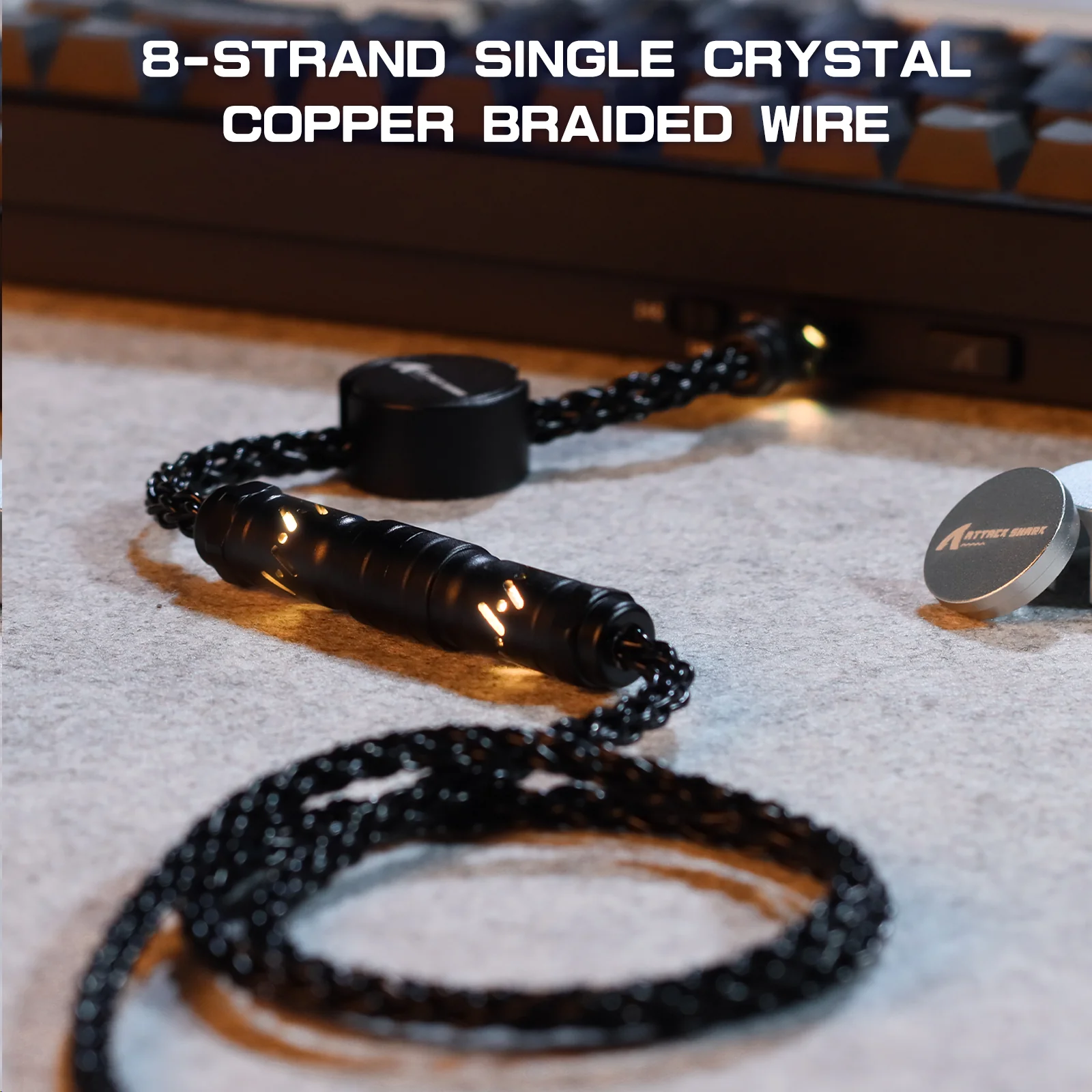 ATTACK SHARK C07 Custom Aviator Cable for 8KHz Magnetic Keyboard - Image 5