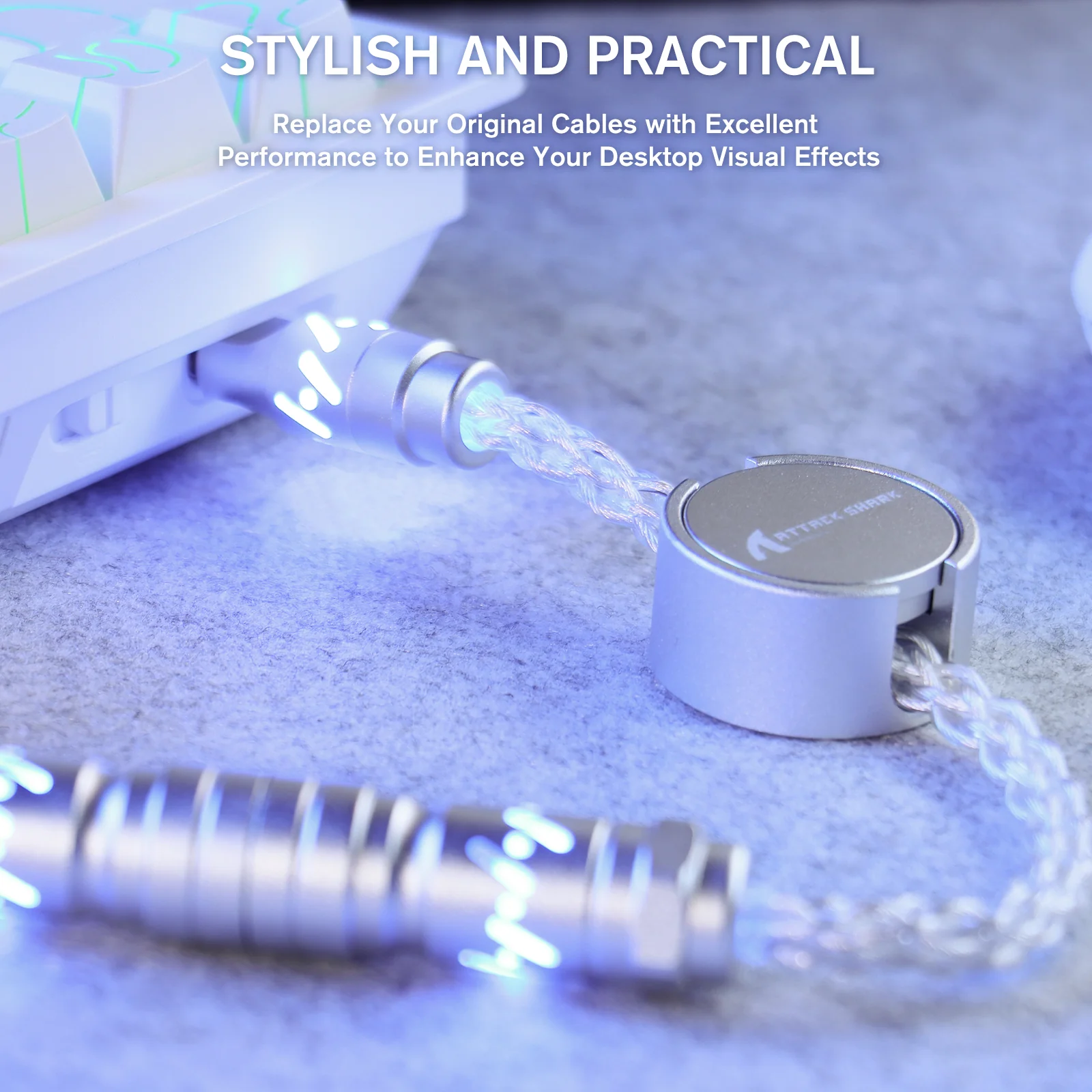 ATTACK SHARK C07 Custom Aviator Cable for 8KHz Magnetic Keyboard - Image 53