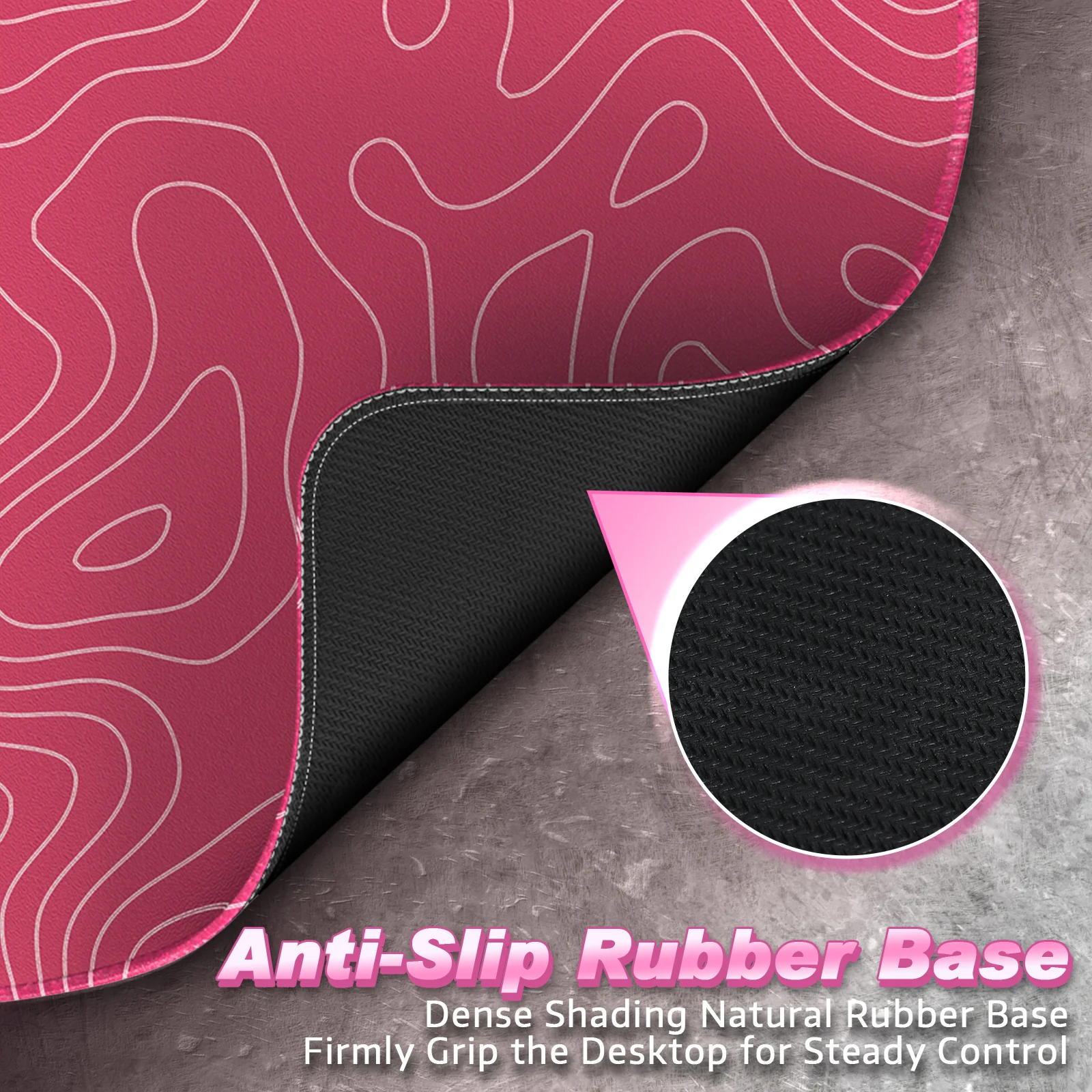 ATTACK SHARK CM02 eSport Gaming Mousepad (450x400x4 MM) - Image 105