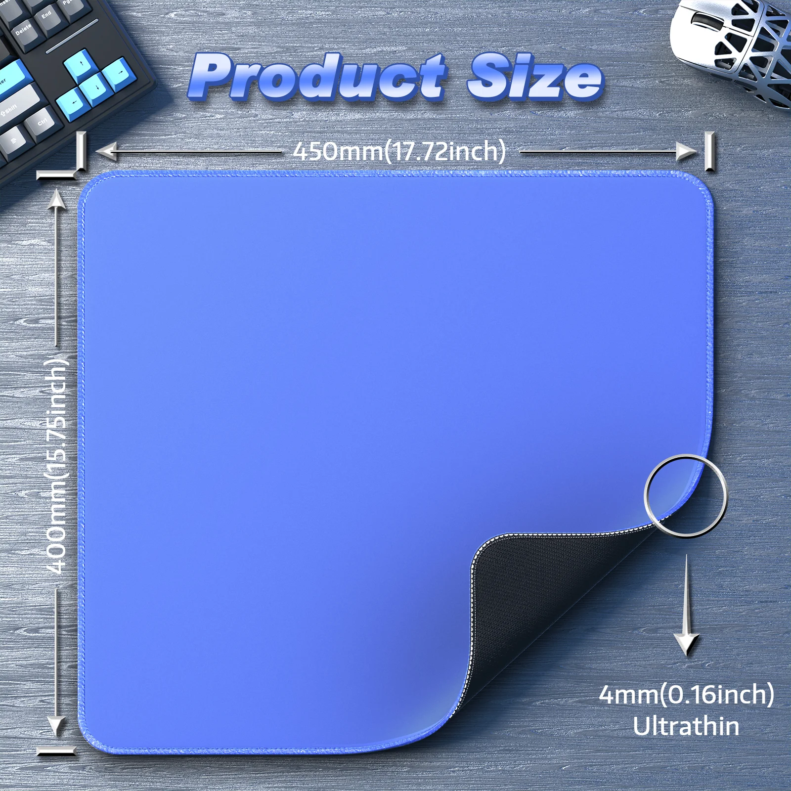 ATTACK SHARK CM02 eSport Gaming Mousepad (450x400x4 MM) - Image 63