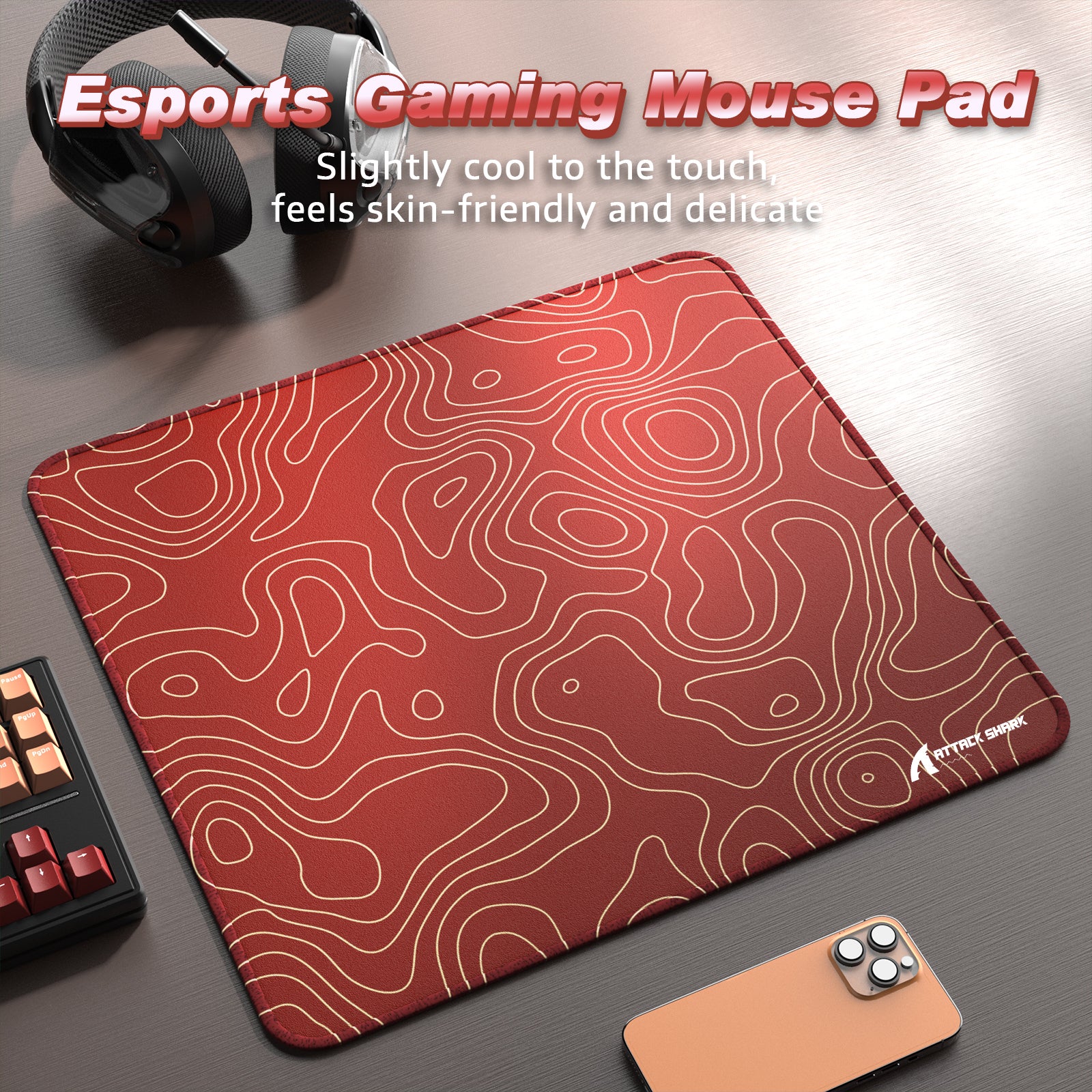 ATTACK SHARK CM02 eSport Gaming Mousepad (450x400x4 MM) - Image 93