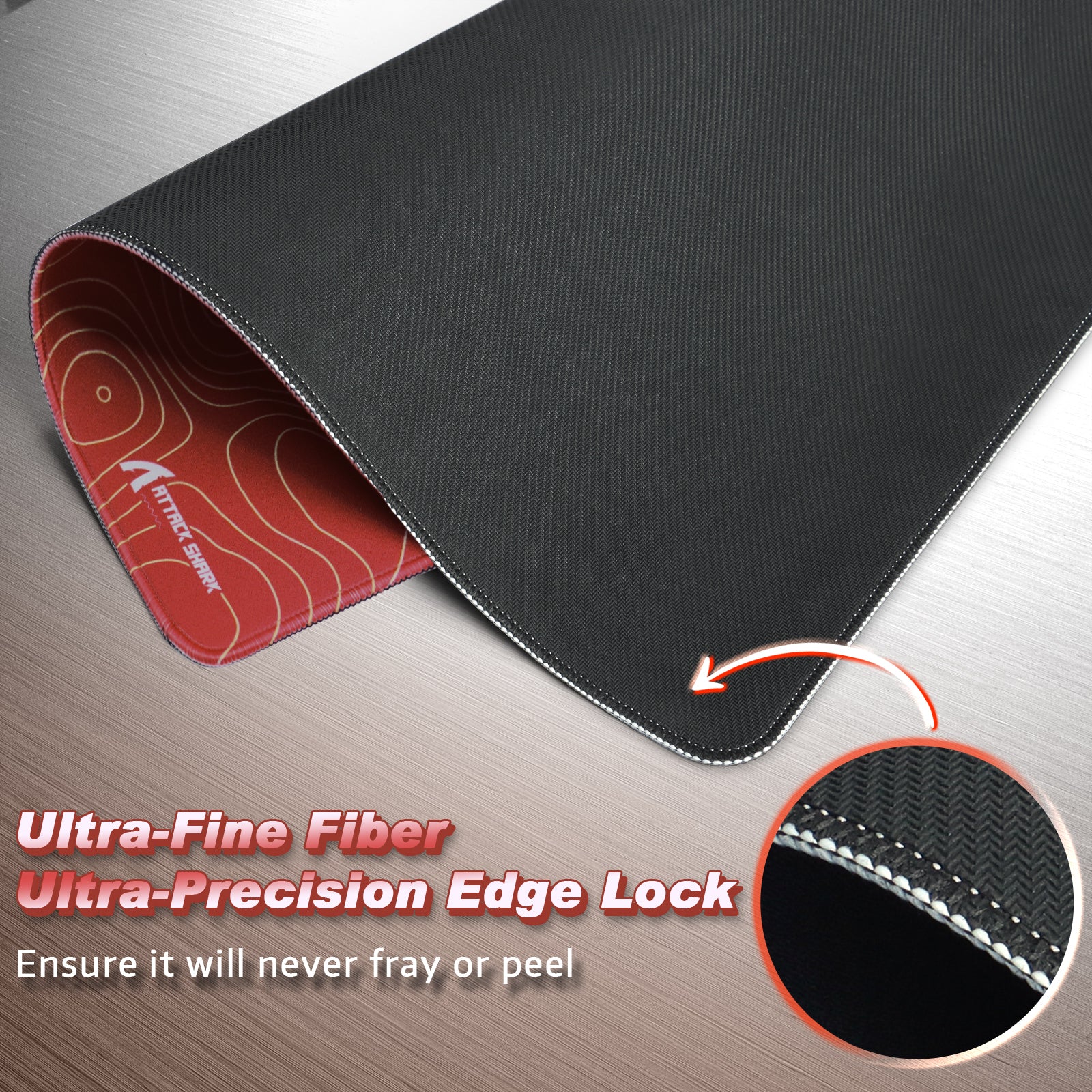 ATTACK SHARK CM02 eSport Gaming Mousepad (450x400x4 MM) - Image 96