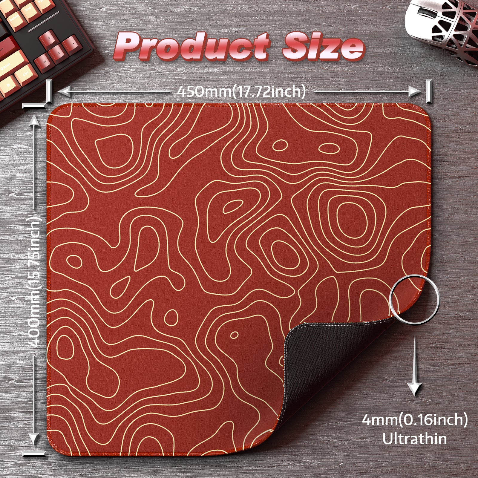 ATTACK SHARK CM02 eSport Gaming Mousepad (450x400x4 MM) - Image 99