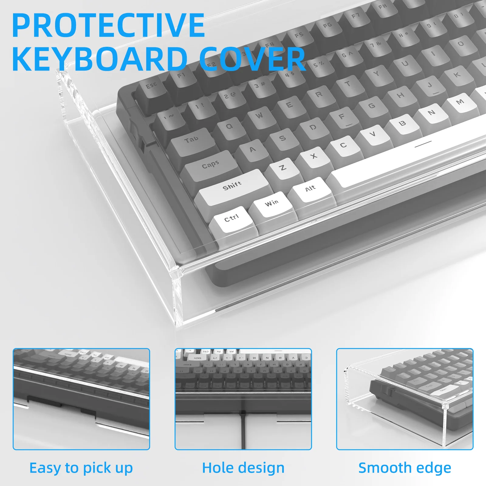 ATTACK SHARK 98 Keys Keyboard Dust Cover - Image 5