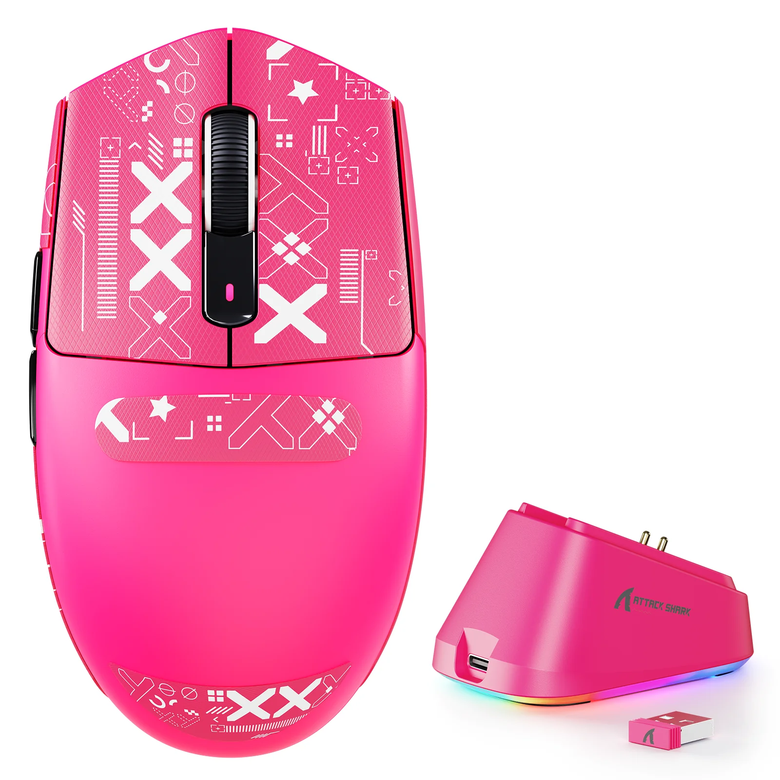 ATTACK SHARK G3PRO Tri-mode Wireless Gaming Mouse with Charge Dock 25000 DPI Ultra Lightweight - Image 25