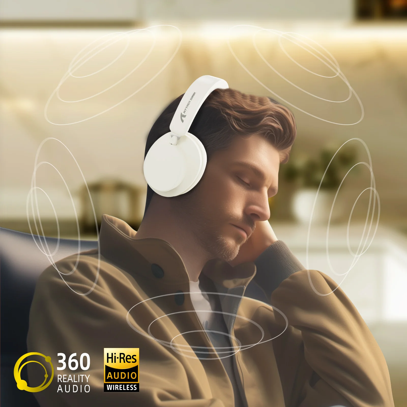 ATTACK SHARK G500 Ultra-Light Dual-Mode Gaming Headset - Image 16