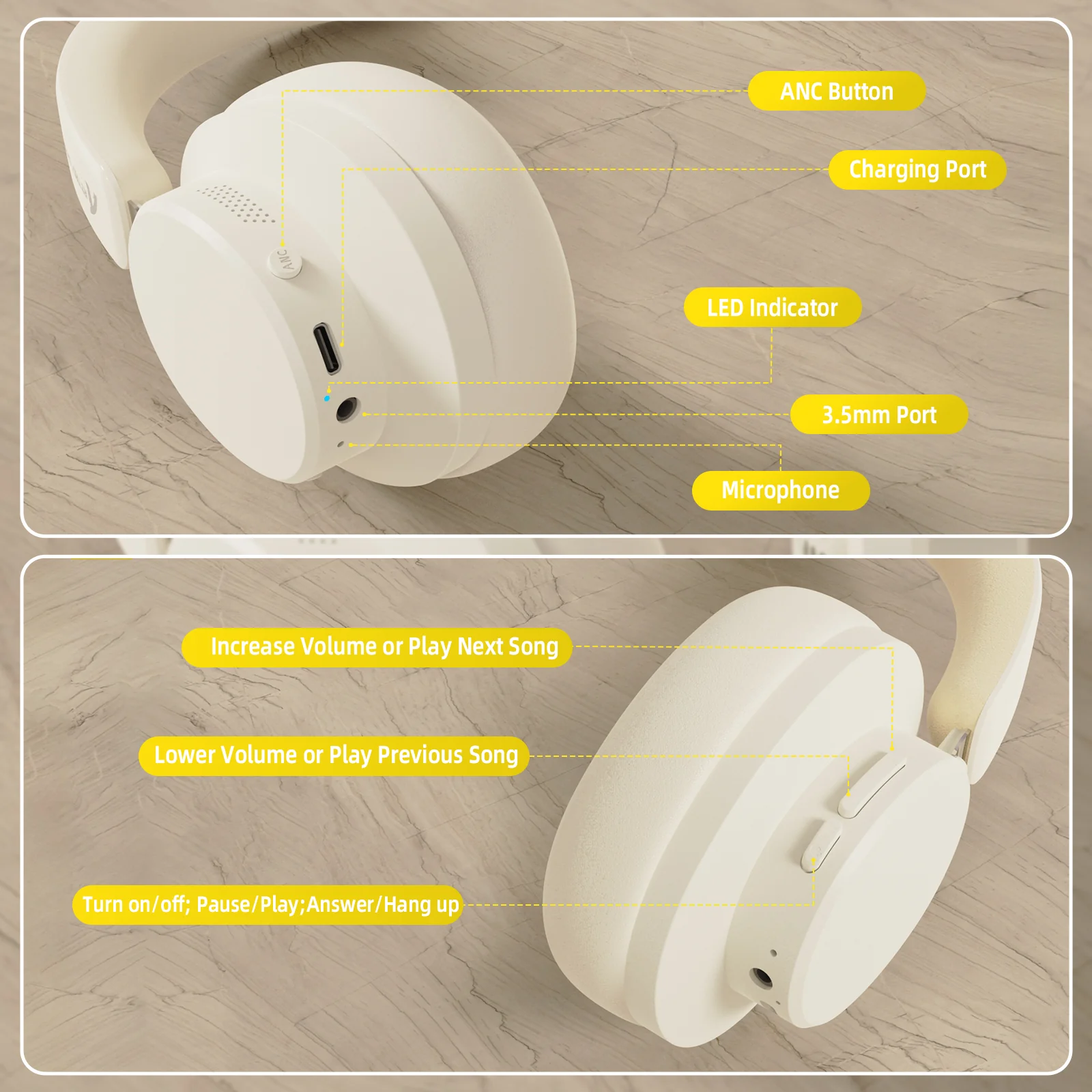 ATTACK SHARK G500 Ultra-Light Dual-Mode Gaming Headset - Image 19