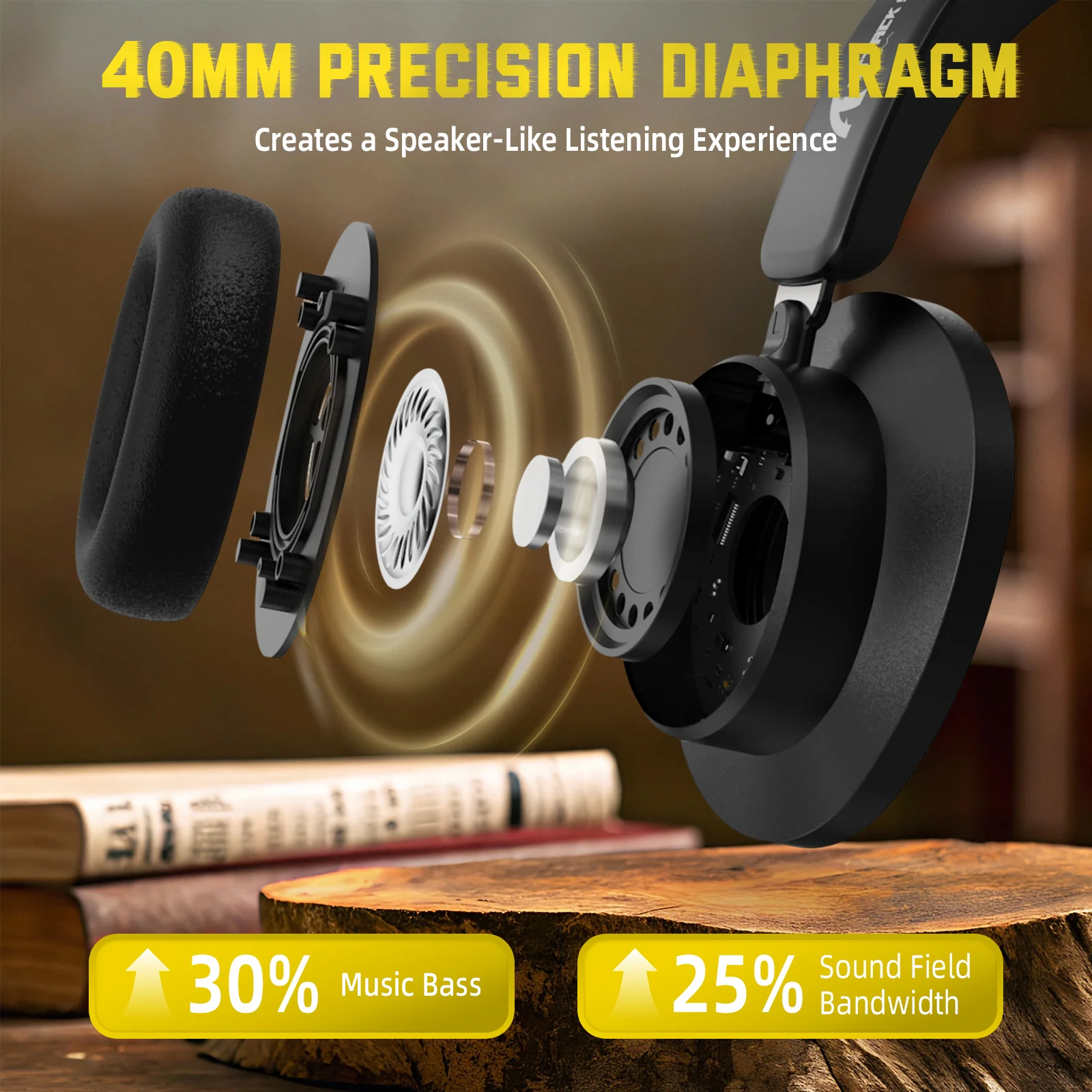 ATTACK SHARK G500 Ultra-Light Dual-Mode Gaming Headset - Image 5