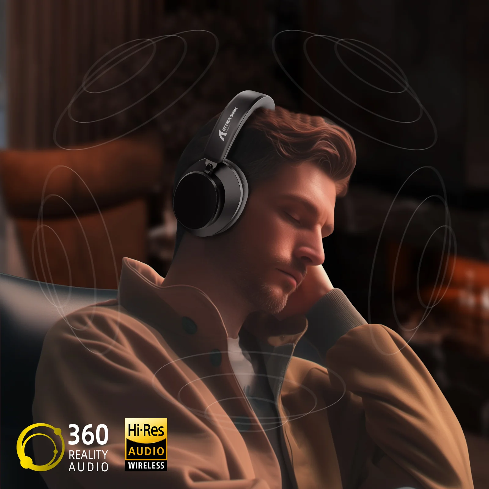 ATTACK SHARK G500 Ultra-Light Dual-Mode Gaming Headset - Image 6