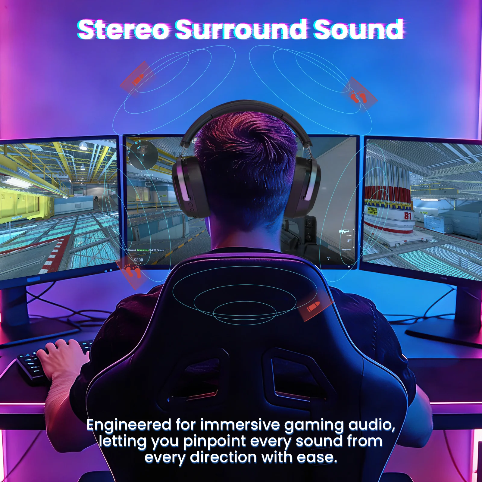 ATTACK SHARK G800 Wireless Gaming Headset - Image 6