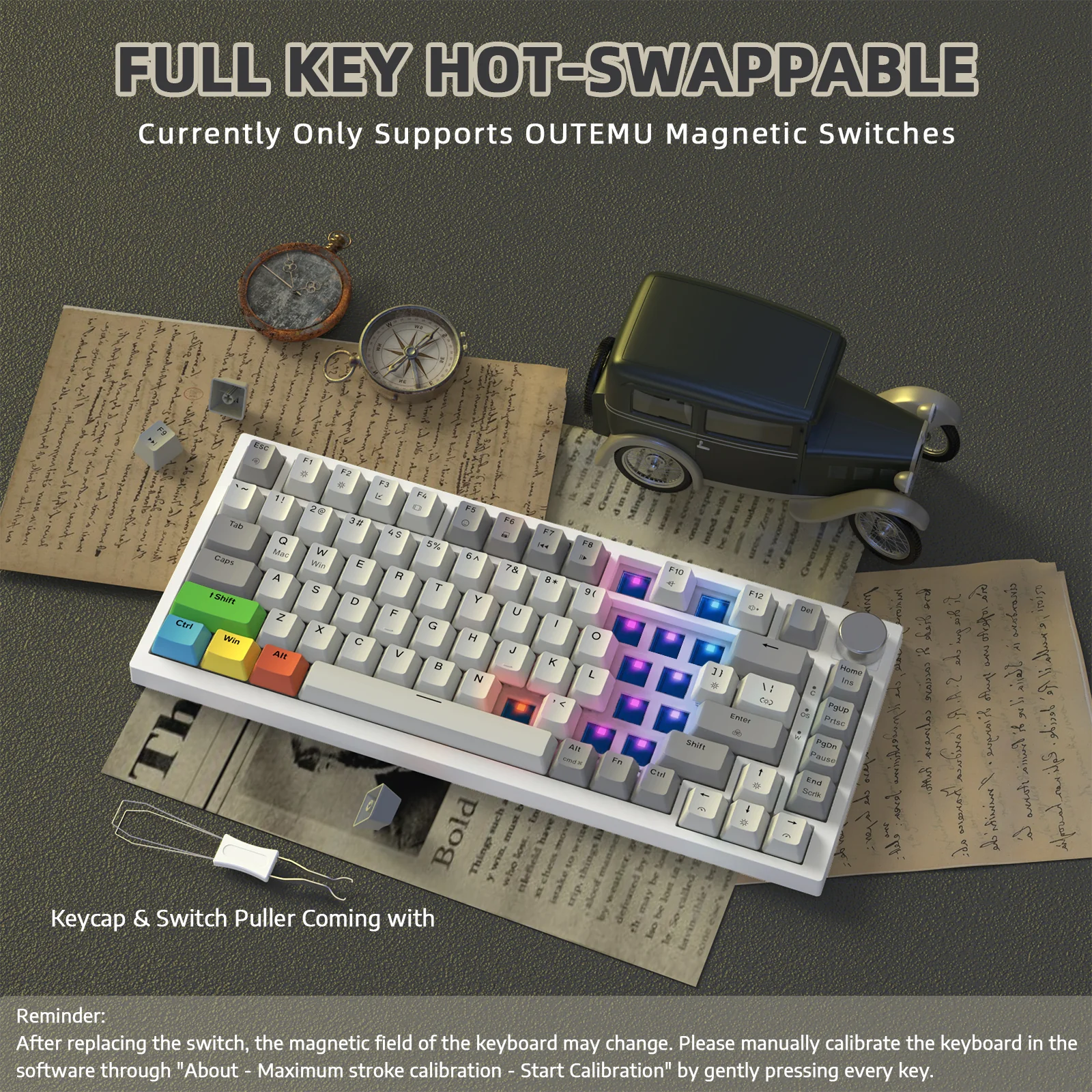 ATTACK SHARK K85 Rapid Trigger Keyboard Magnetic Switch - Image 30