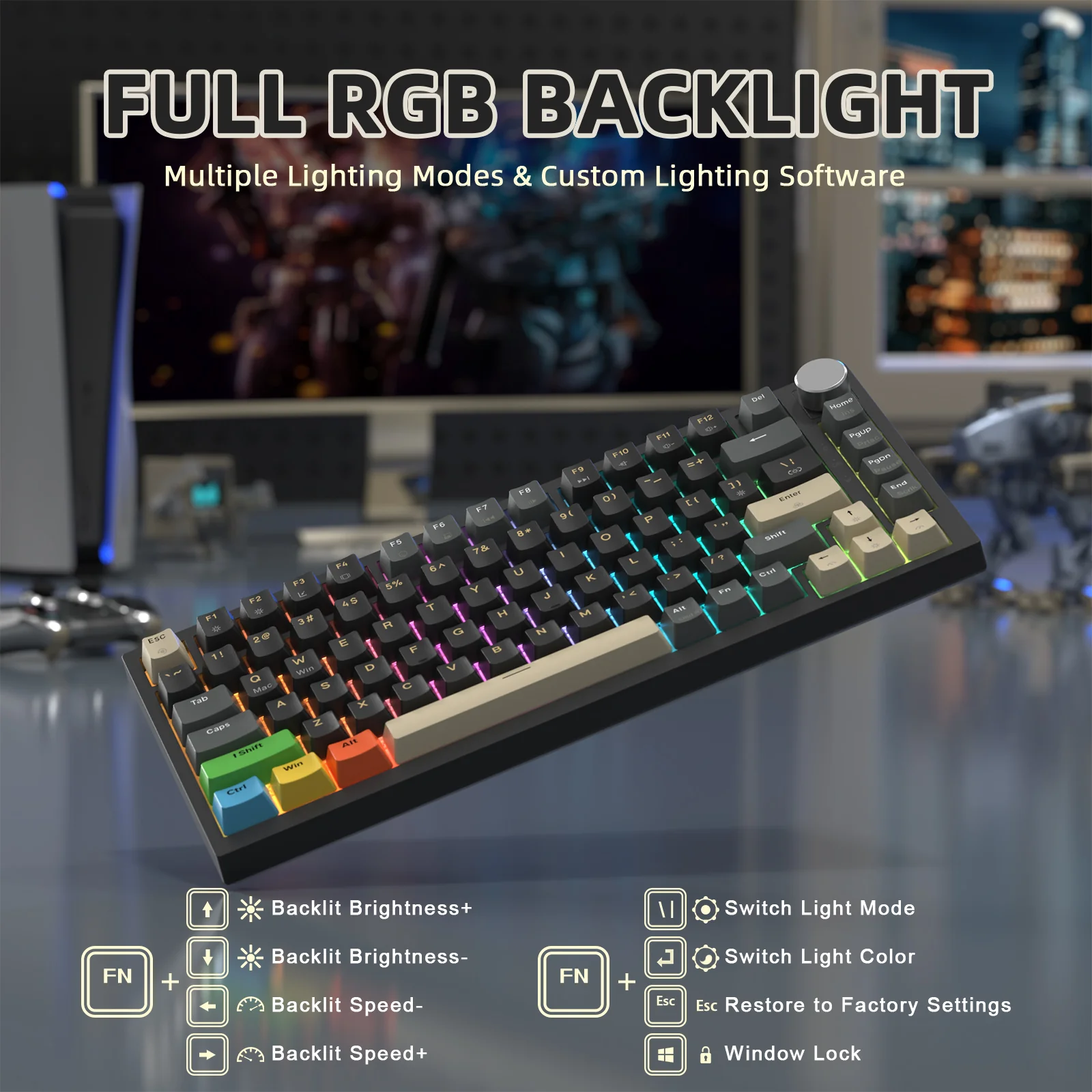 ATTACK SHARK K85 Rapid Trigger Keyboard Magnetic Switch - Image 39