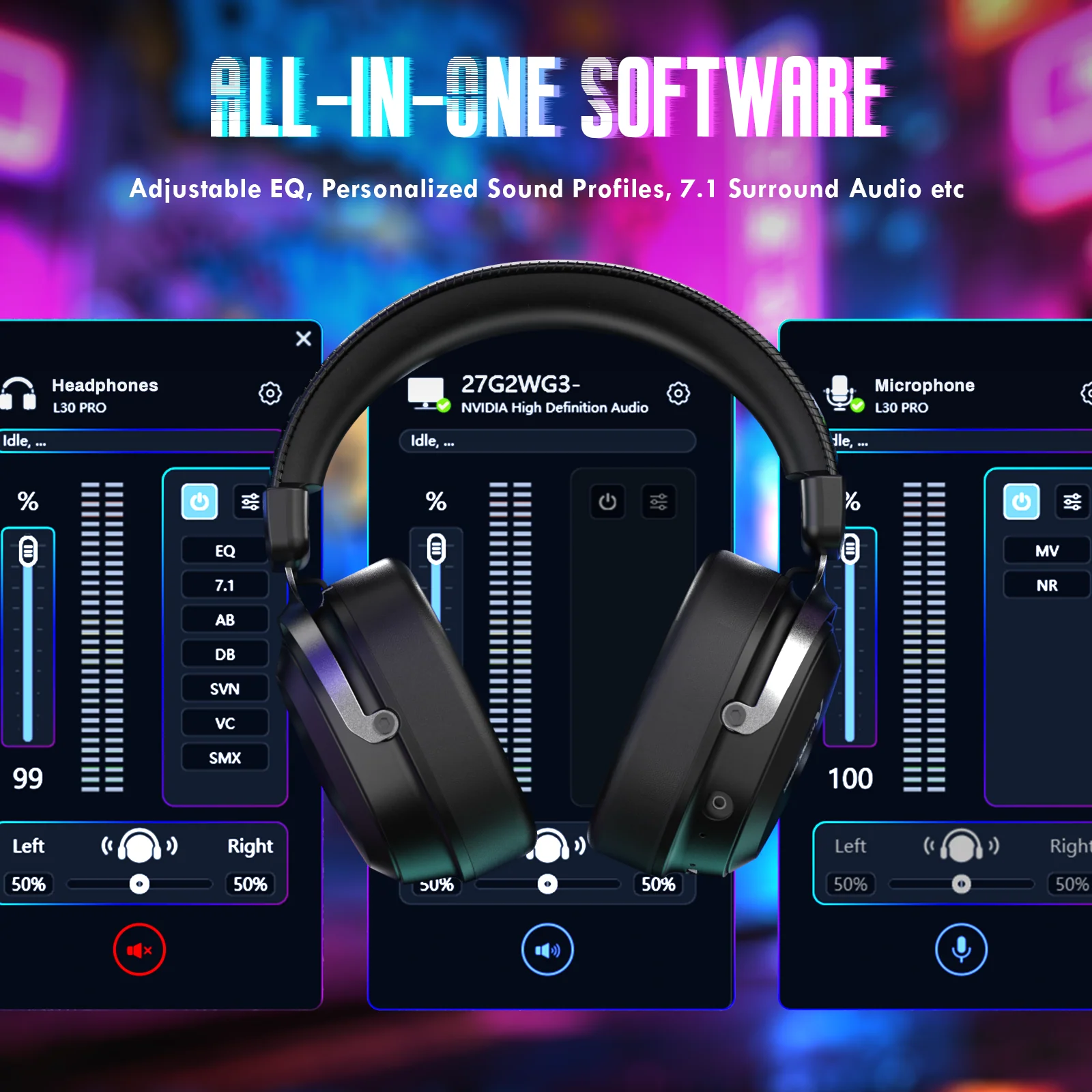 ATTACK SHARK L30PRO Wireless Gaming Headset - Image 17