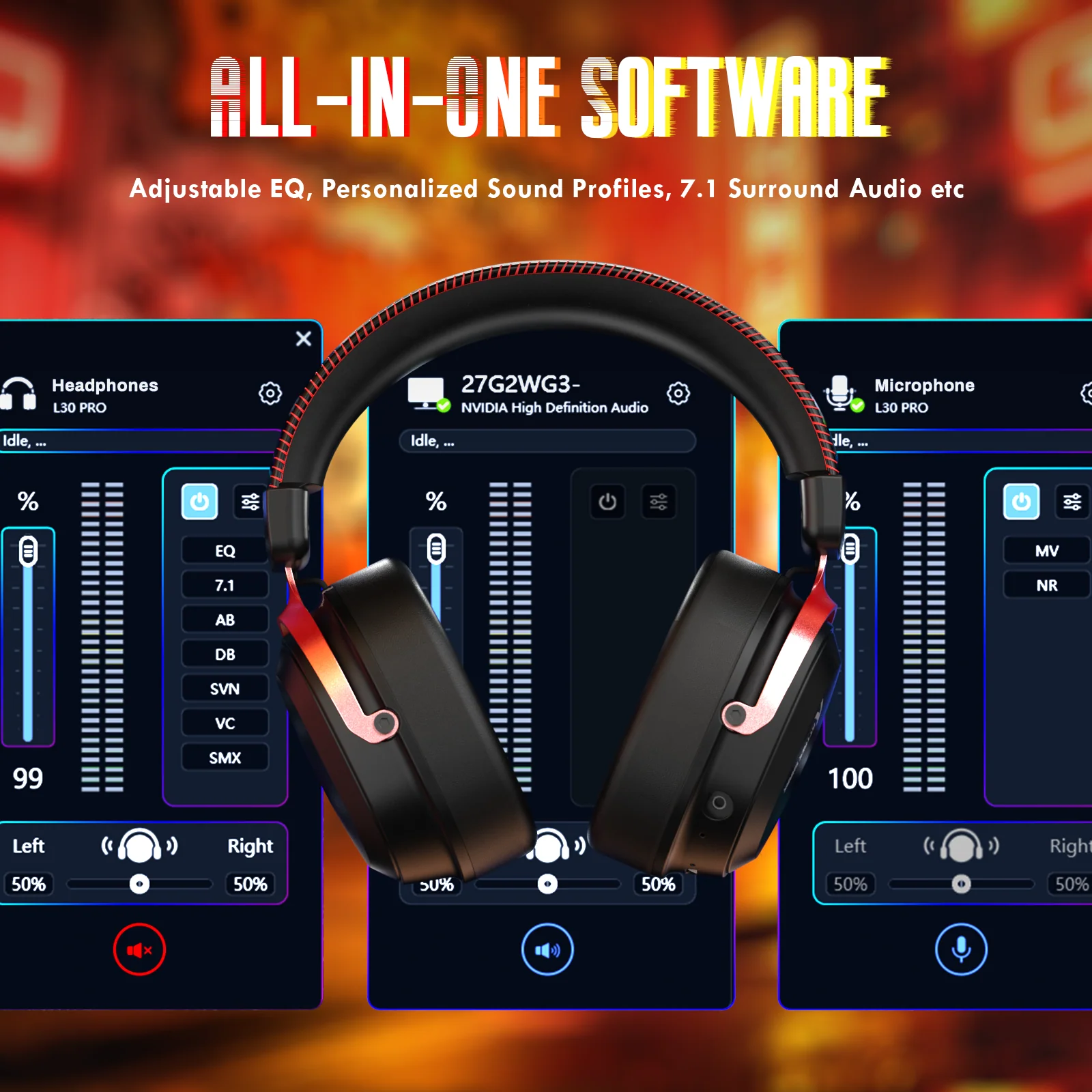 ATTACK SHARK L30PRO Wireless Gaming Headset - Image 26