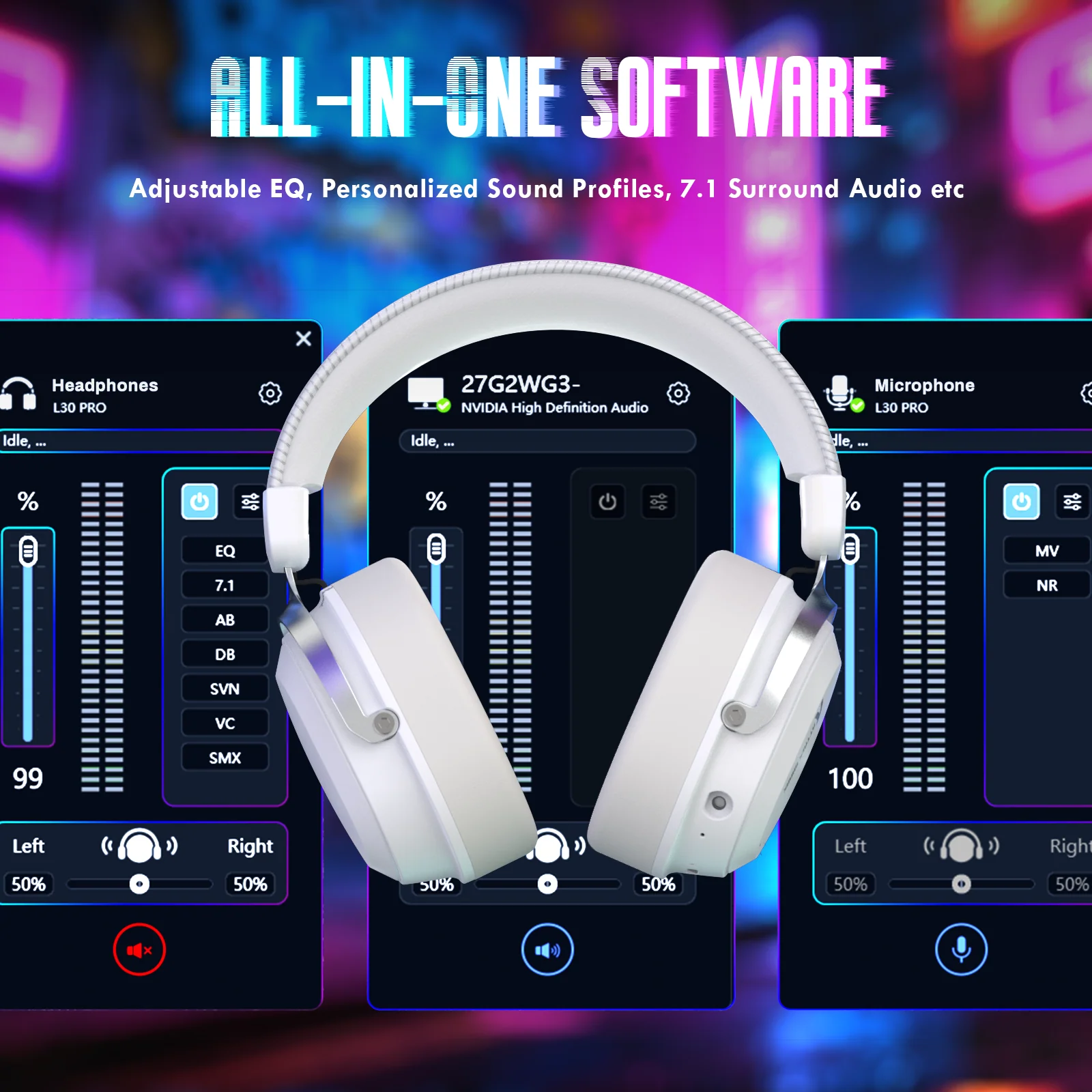 ATTACK SHARK L30PRO Wireless Gaming Headset - Image 8
