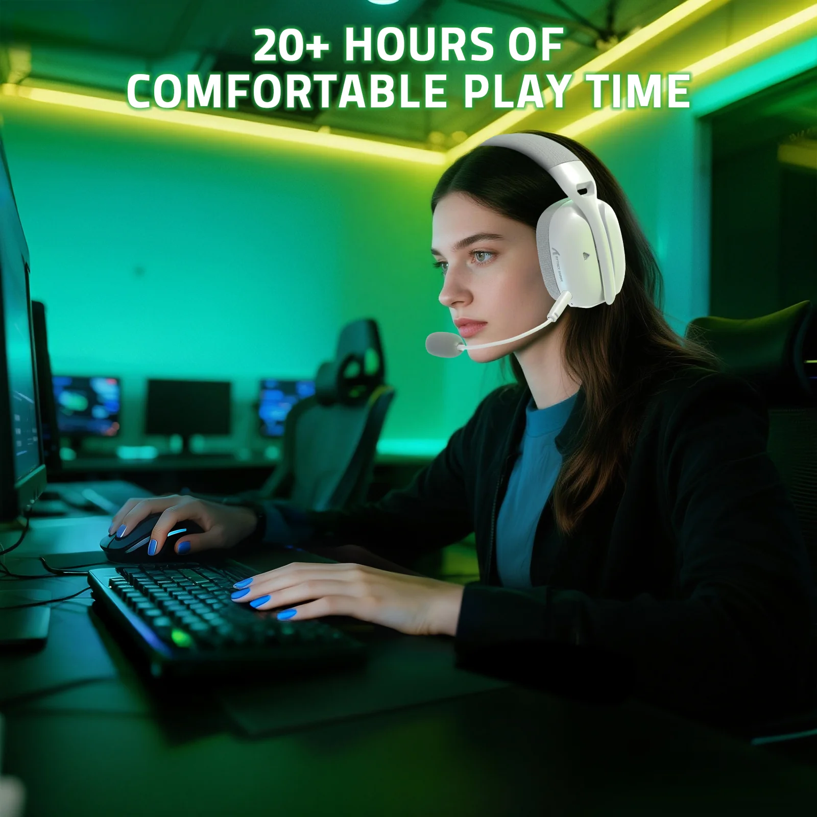 ATTACK SHARK L80PRO Wireless Gaming Headset - Image 11