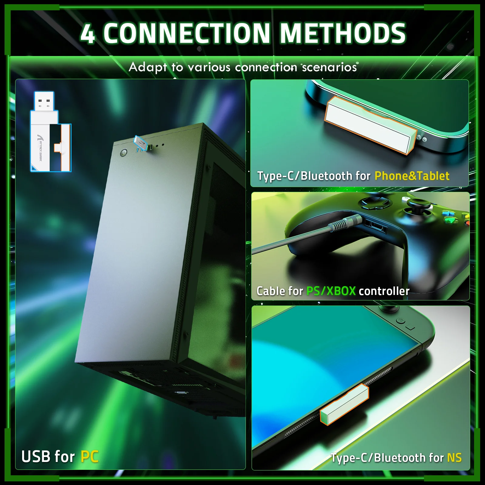 ATTACK SHARK L80PRO Wireless Gaming Headset - Image 12