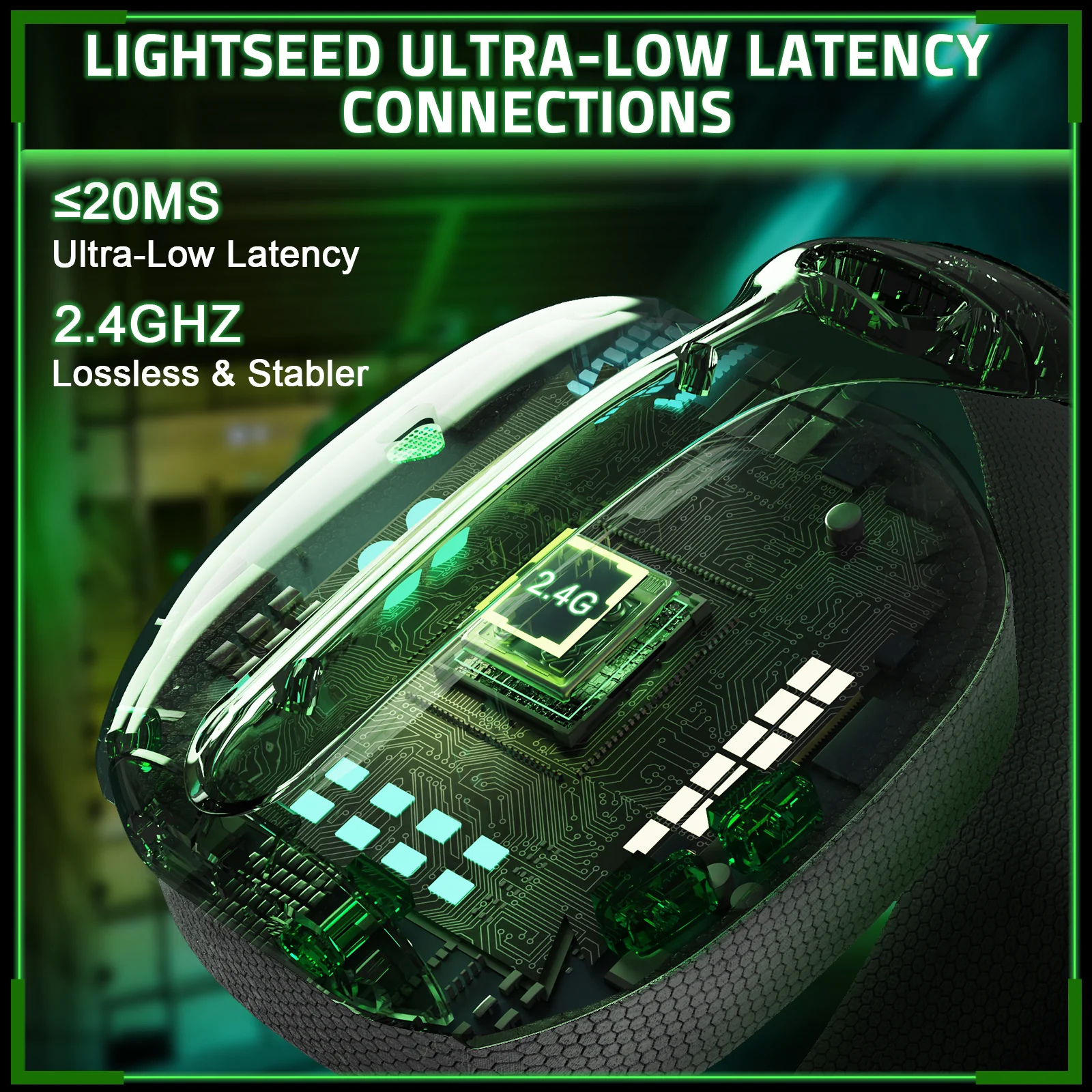 ATTACK SHARK L80PRO Wireless Gaming Headset - Image 13