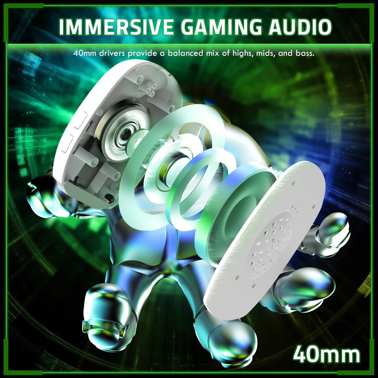 ATTACK SHARK L80PRO Wireless Gaming Headset - Image 15