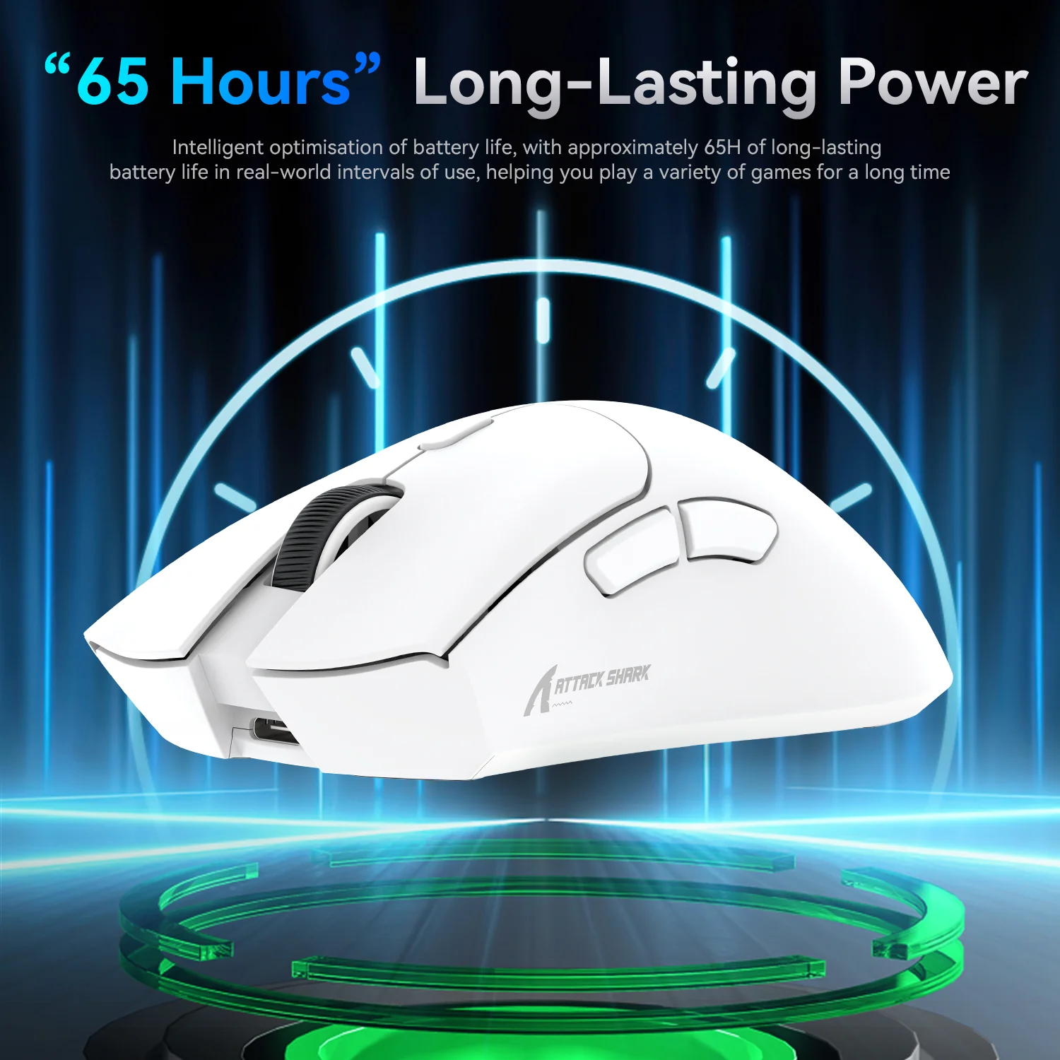 ATTACK SHARK R1 Wireless Gaming Mouse - Image 9
