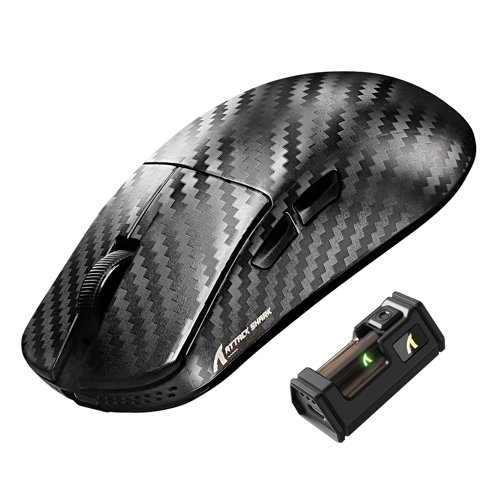 ATTACK SHARK R11 ULTRA Carbon Fiber Wireless 8K PAW3950MAX Gaming Mouse - Image 4