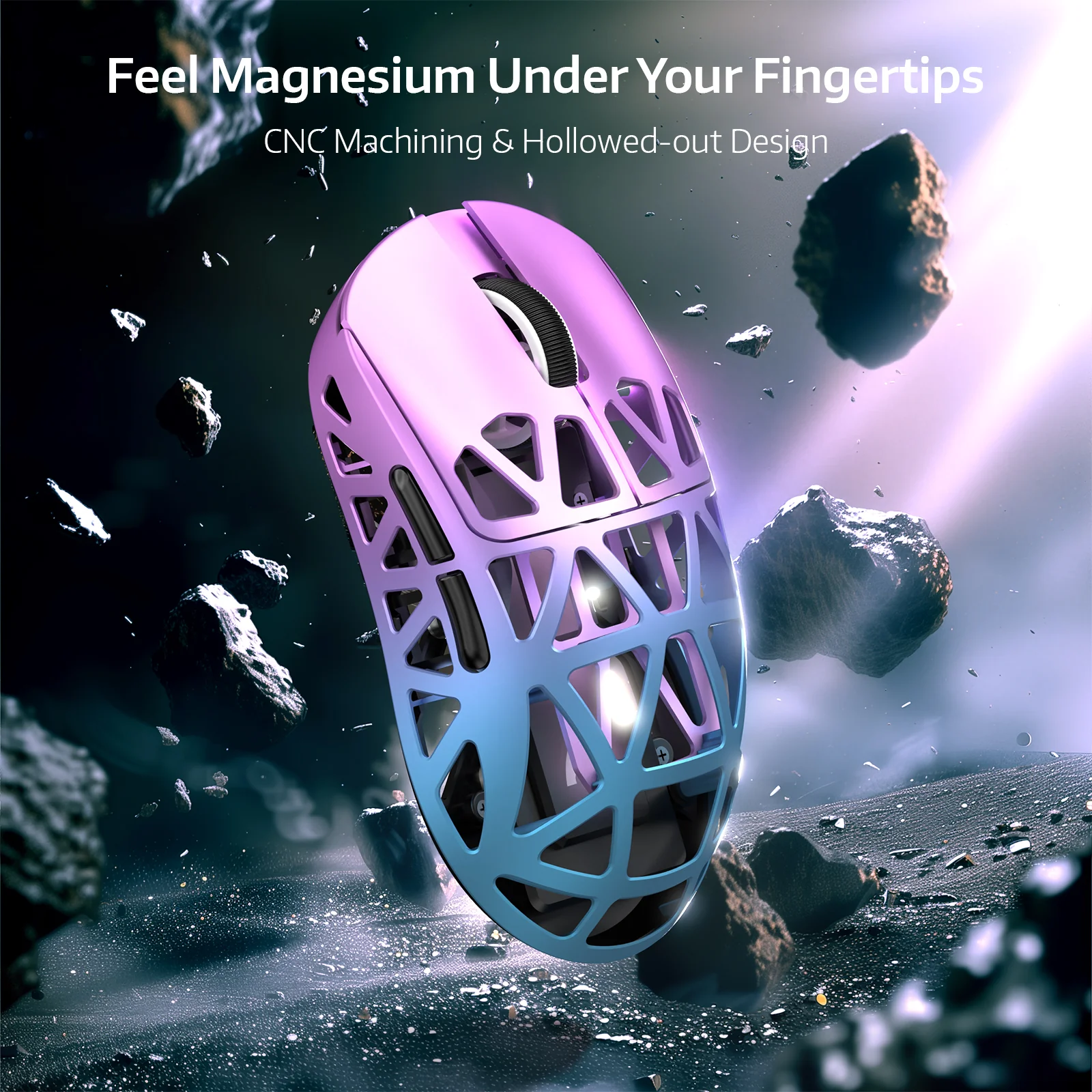 ATTACK SHARK R2 Magnesium Alloy PAW3950 Gaming Mouse 8K (Not Include the Charging Dock) - Image 12