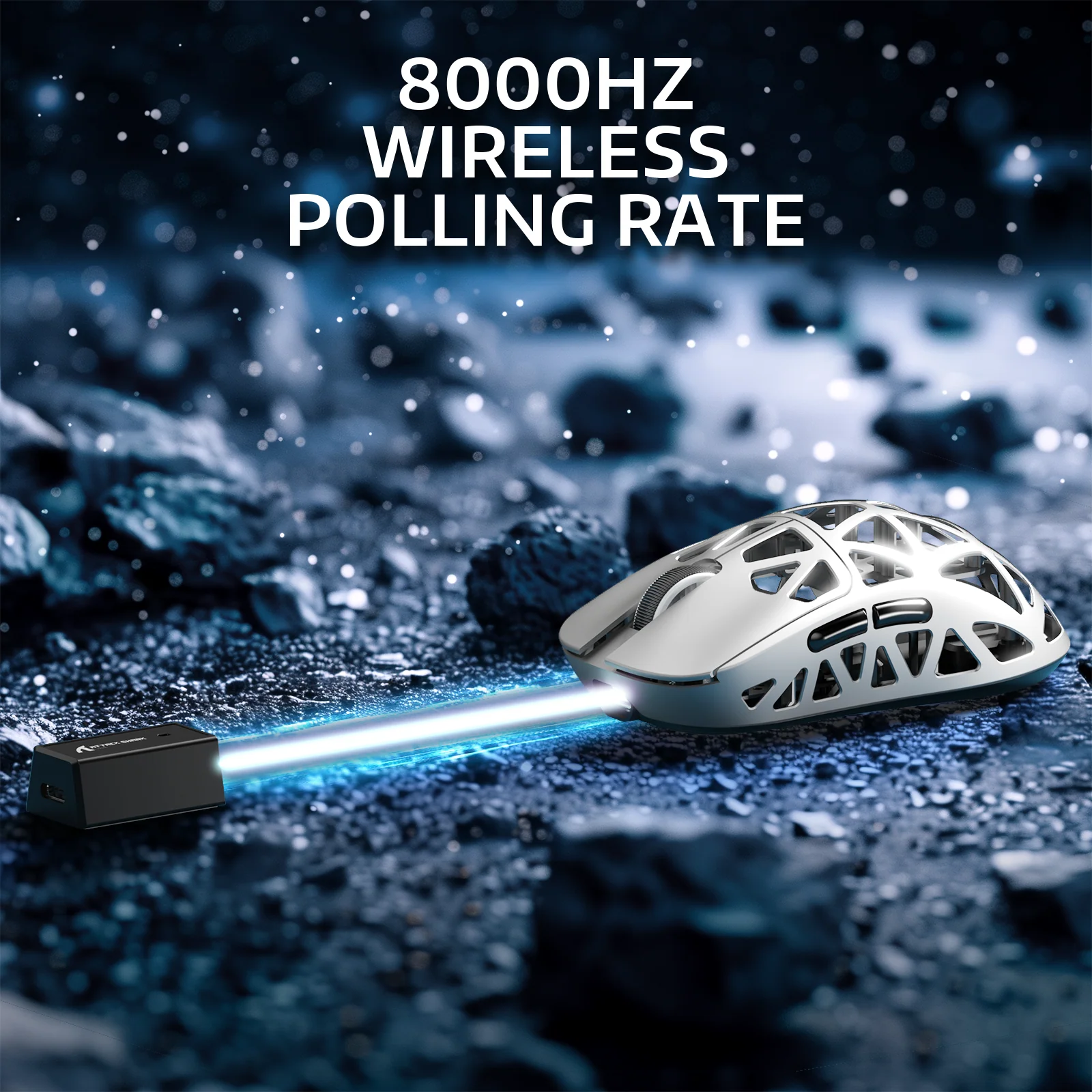 ATTACK SHARK R2 Magnesium Alloy PAW3950 Gaming Mouse 8K (Not Include the Charging Dock) - Image 40