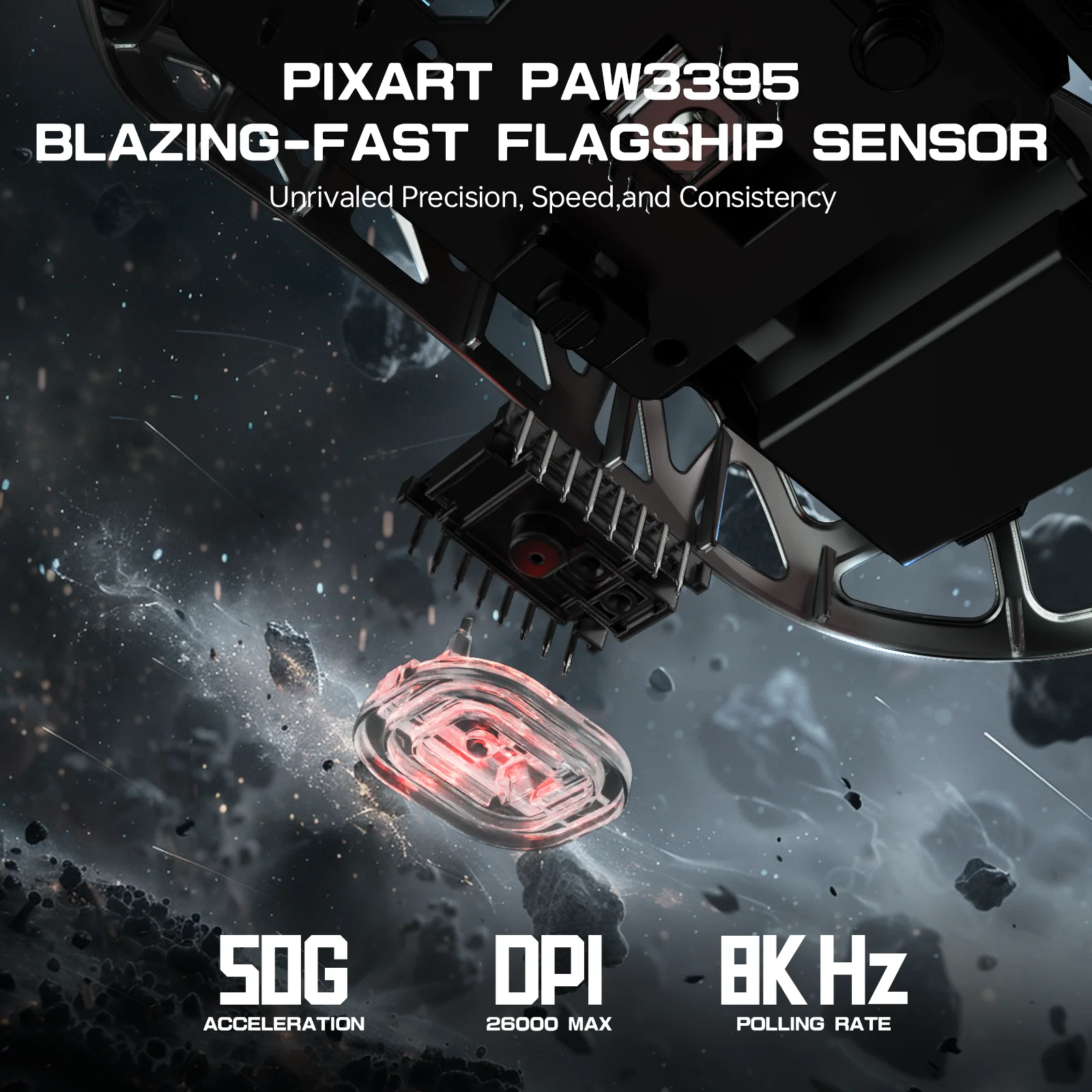 ATTACK SHARK R3 Magnesium Alloy Gaming Mouse 8K - Image 16