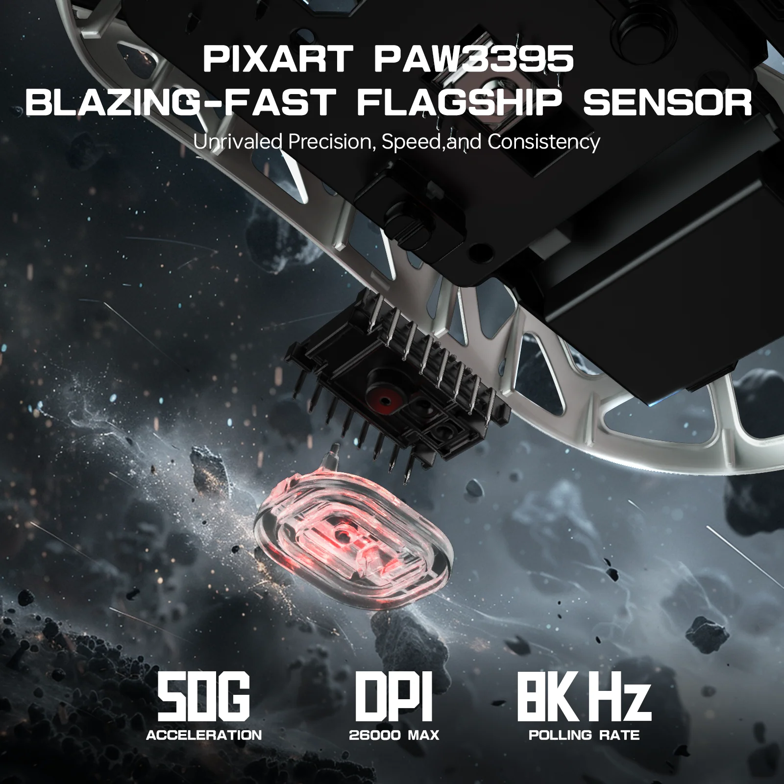ATTACK SHARK R3 Magnesium Alloy Gaming Mouse 8K - Image 34