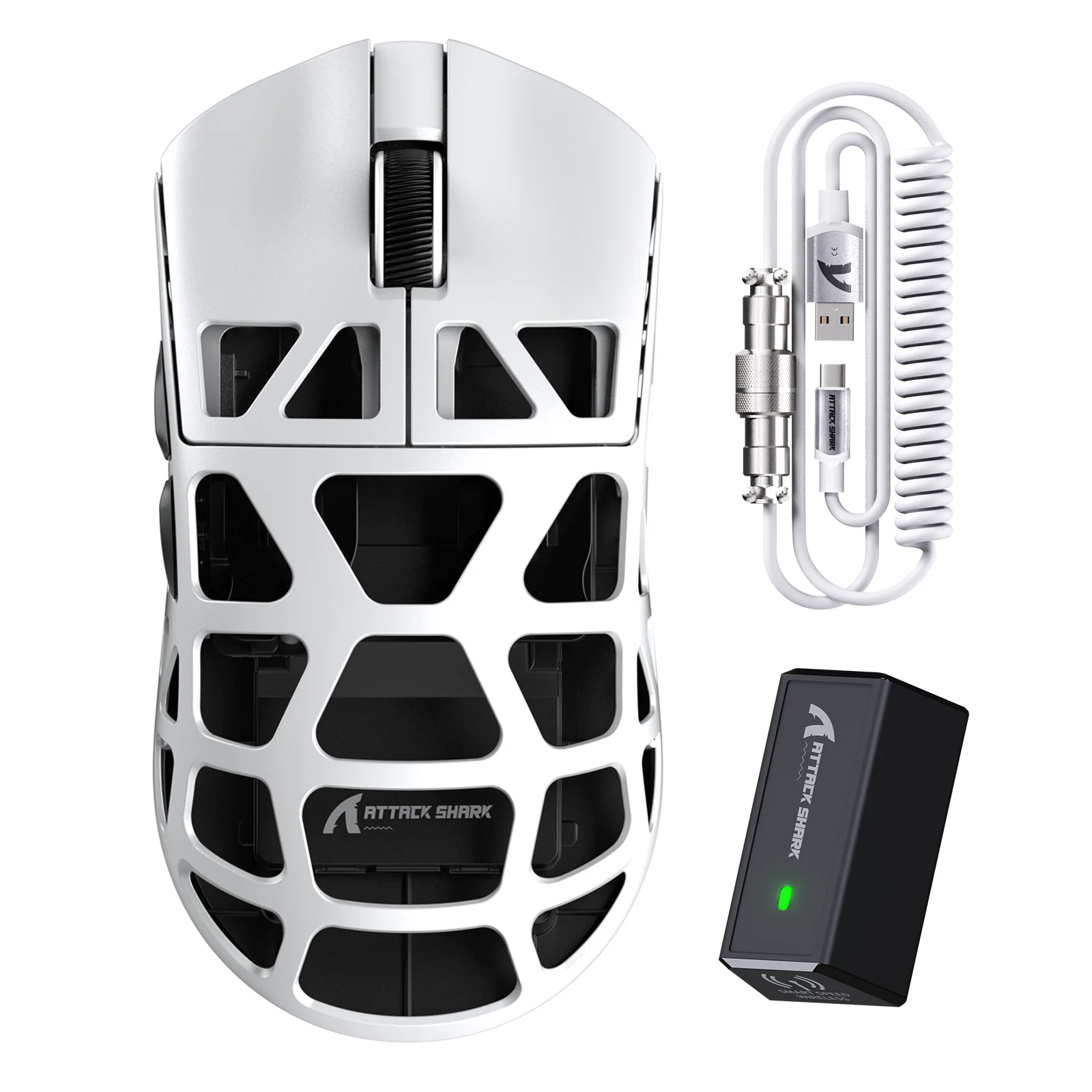 ATTACK SHARK R3 Magnesium Alloy Gaming Mouse 8K with C06 Coiled Cable - Image 11