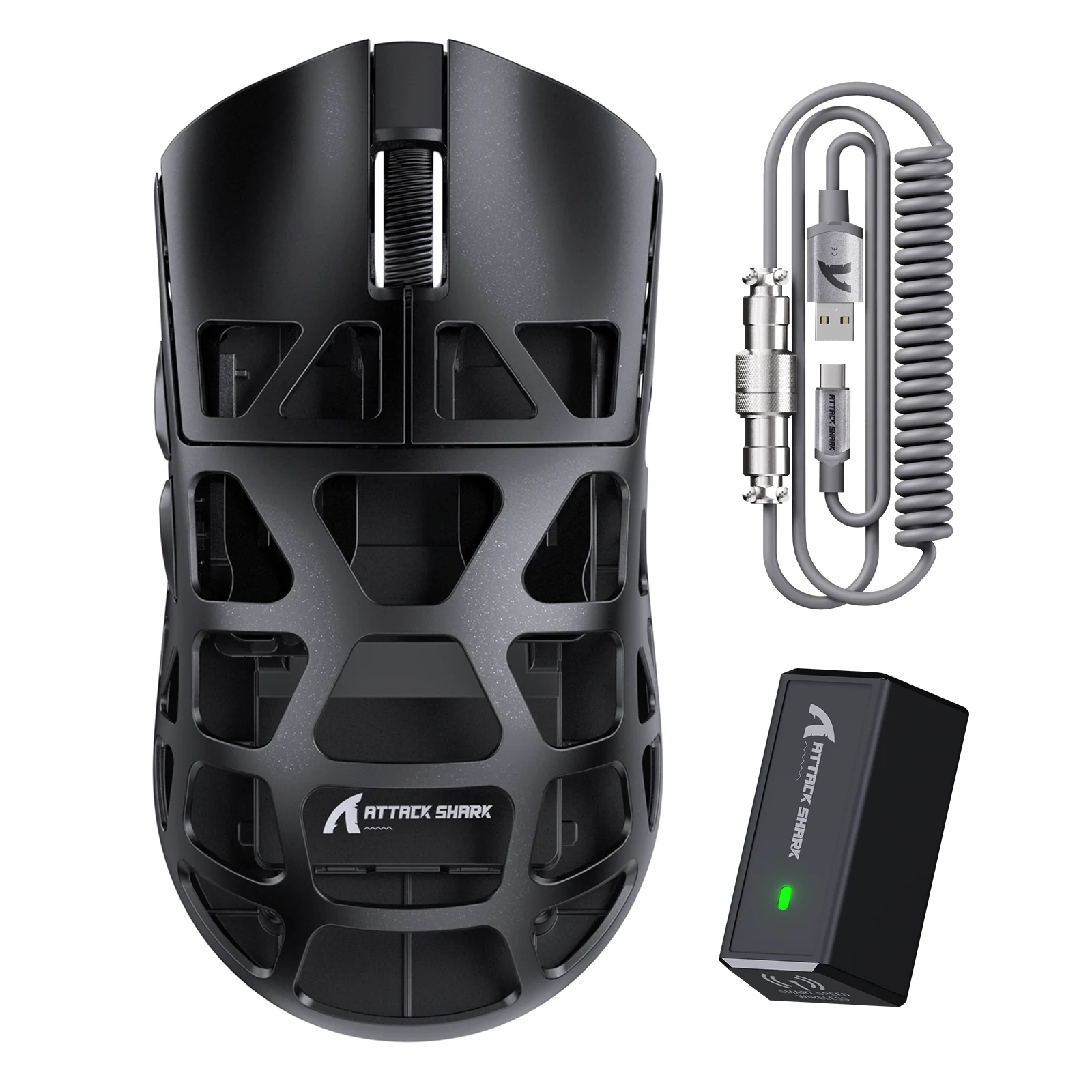 ATTACK SHARK R3 Magnesium Alloy Gaming Mouse 8K with C06 Coiled Cable - Image 21