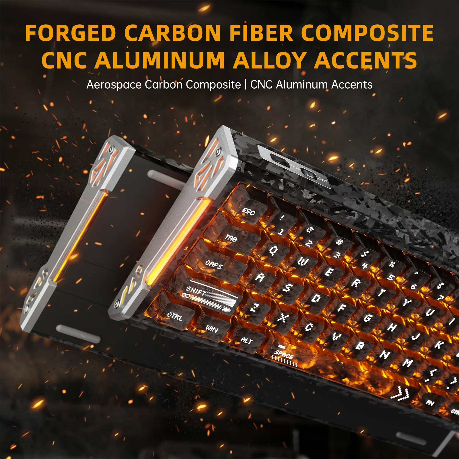 ATTACK SHARK R68 HE & R11 ULTRA Carbon Fiber Gaming Bundle With C01 ULTRA Coiled Cable - Image 5