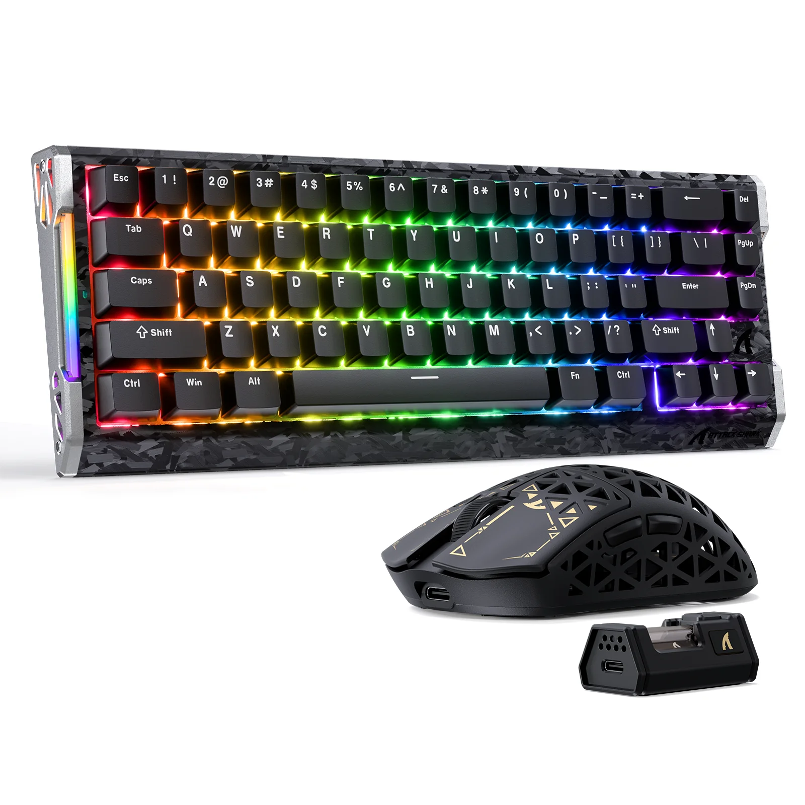 ATTACK SHARK R68 HE & R5 ULTRA Carbon Fiber Gaming Bundle - Image 19