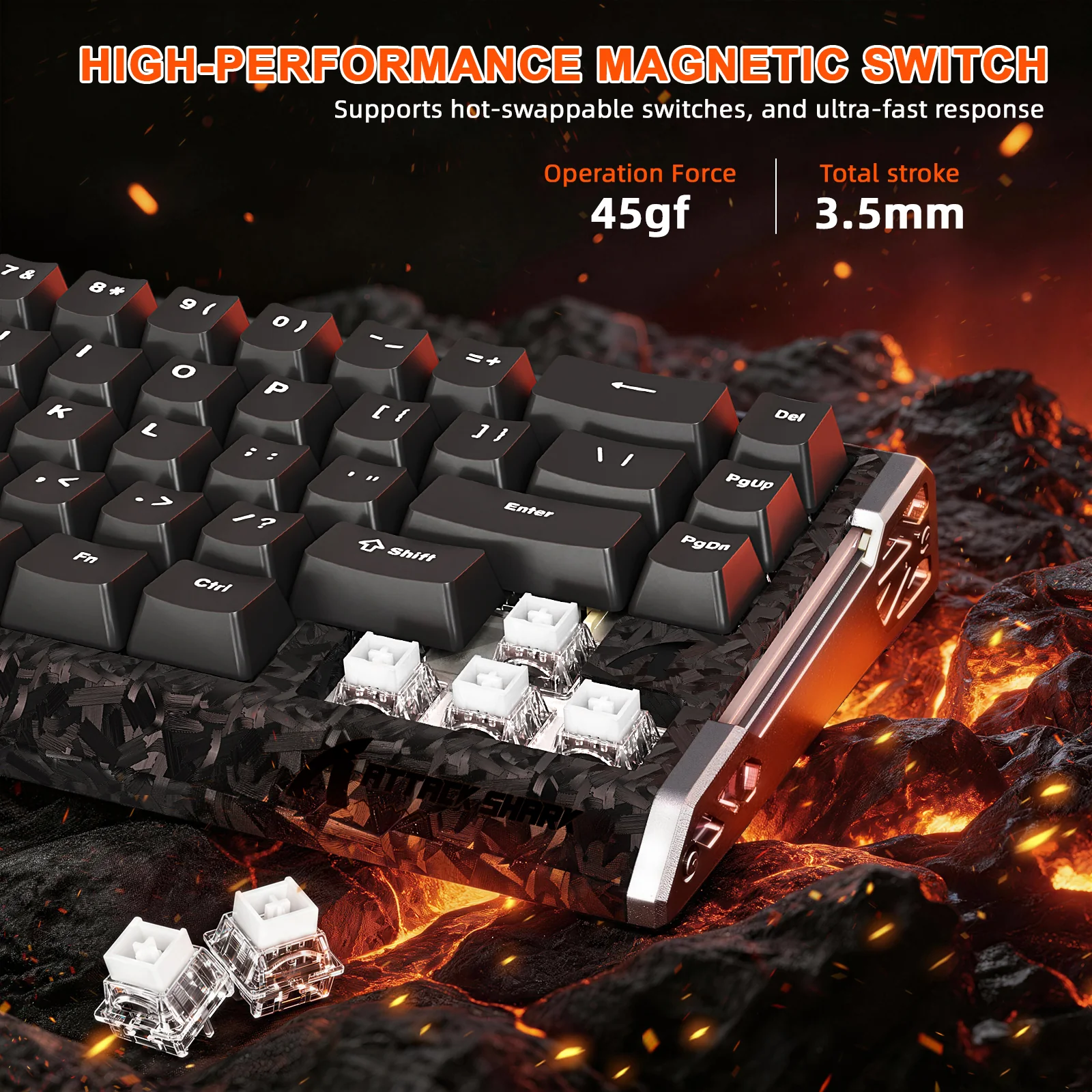 ATTACK SHARK R68 HE & R5 ULTRA Carbon Fiber Gaming Bundle - Image 22