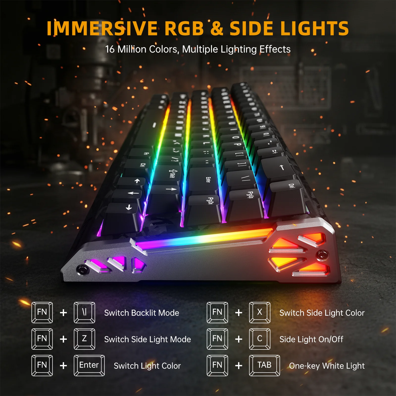 ATTACK SHARK R68 HE Carbon Fiber Rapid Trigger Keyboard Magnetic Switch - Image 18