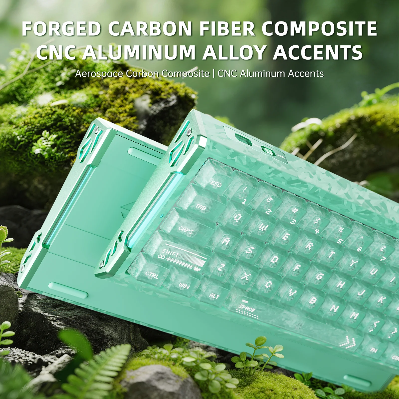 ATTACK SHARK R68 HE Carbon Fiber Rapid Trigger Keyboard Magnetic Switch - Image 33