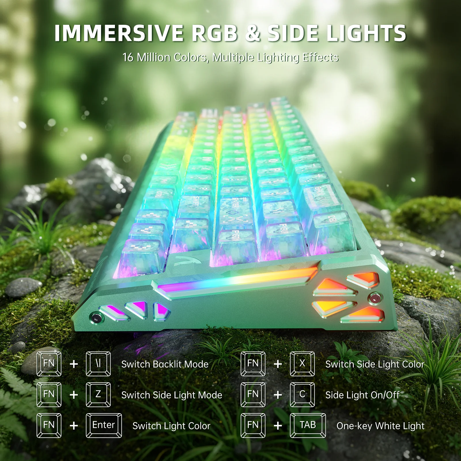 ATTACK SHARK R68 HE Carbon Fiber Rapid Trigger Keyboard Magnetic Switch - Image 38