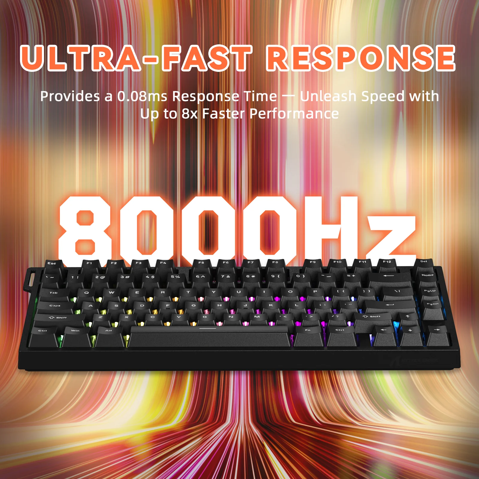 ATTACK SHARK R82 HE Rapid Trigger Keyboard Magnetic Switch with 0.005MM RT - Image 4