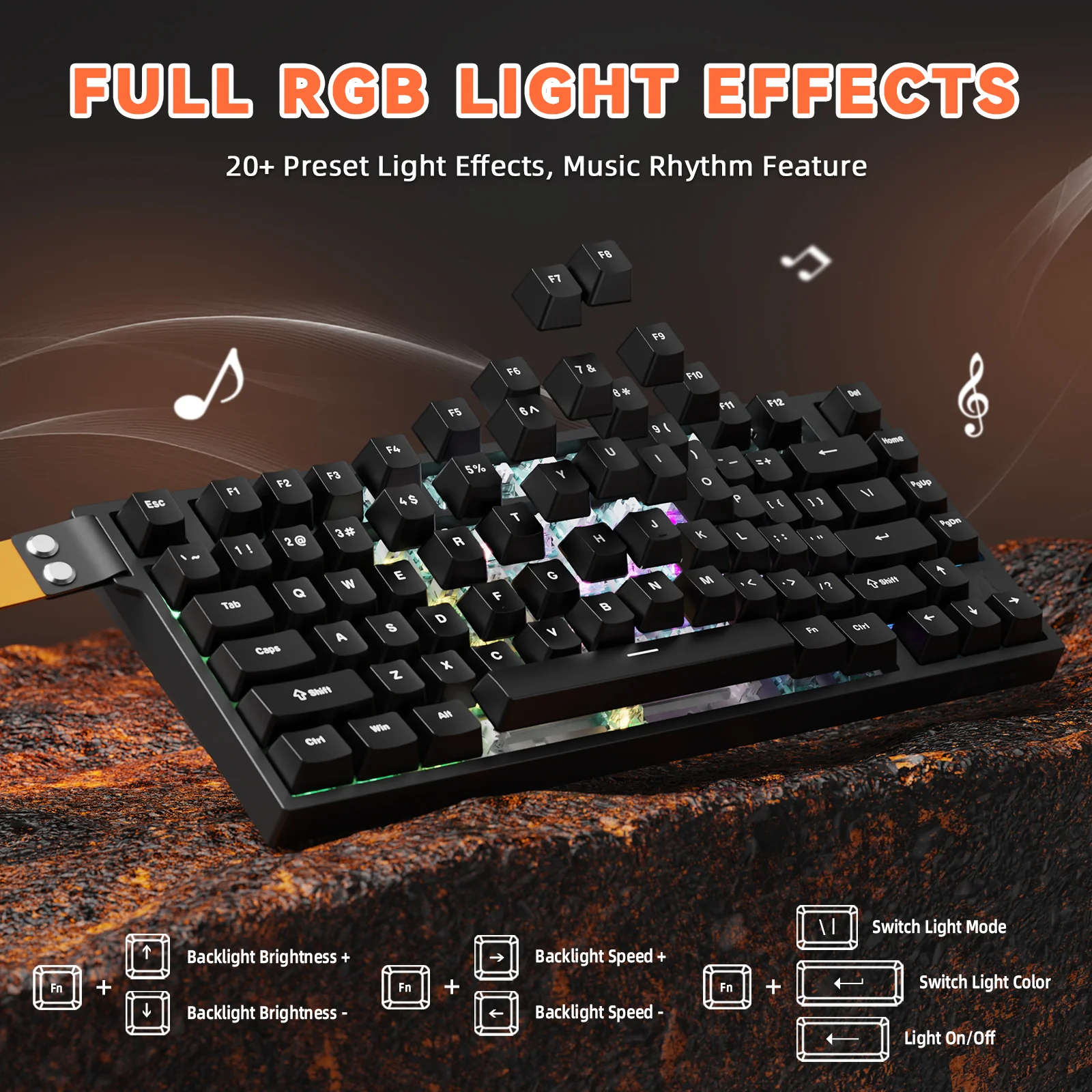 ATTACK SHARK R82 HE Rapid Trigger Keyboard Magnetic Switch with 0.005MM RT - Image 5