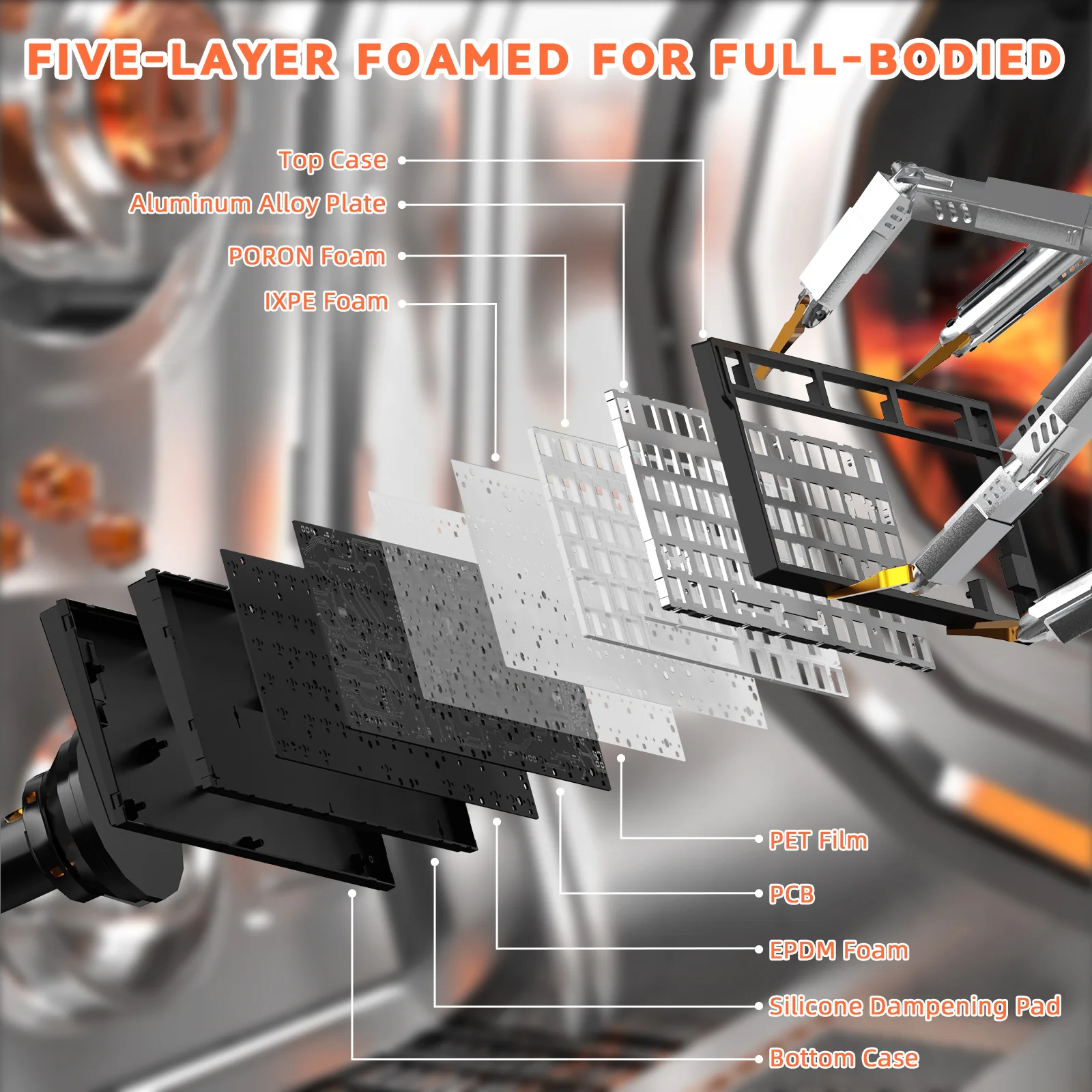ATTACK SHARK R82 HE Rapid Trigger Keyboard Magnetic Switch with 0.005MM RT - Image 9