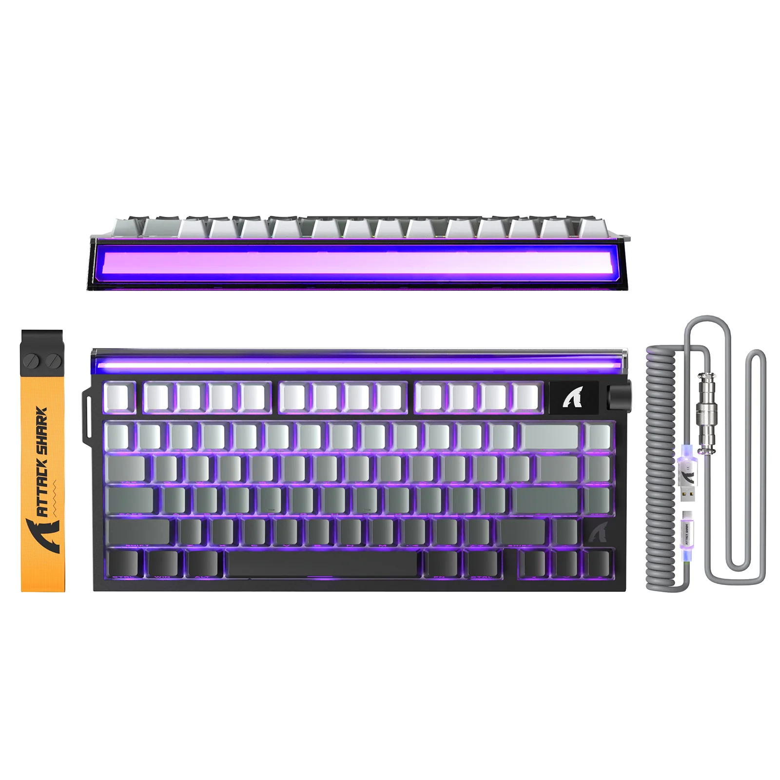 ATTACK SHARK R85 HE Rapid Trigger Keyboard with C01ULTRA LED Cable - Image 10