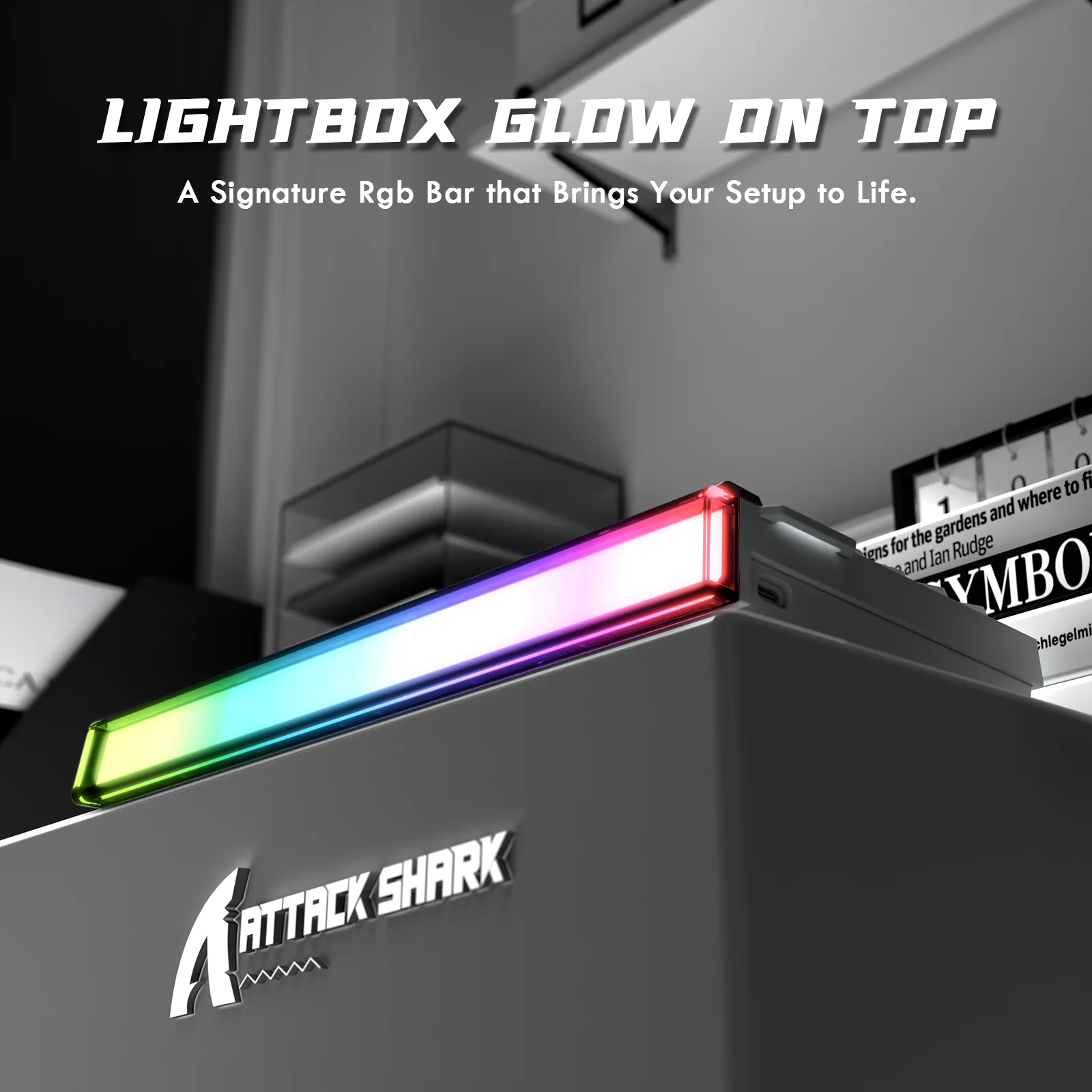 ATTACK SHARK R85 HE Rapid Trigger Keyboard Magnetic Switch with Custom Lightbox - Image 24