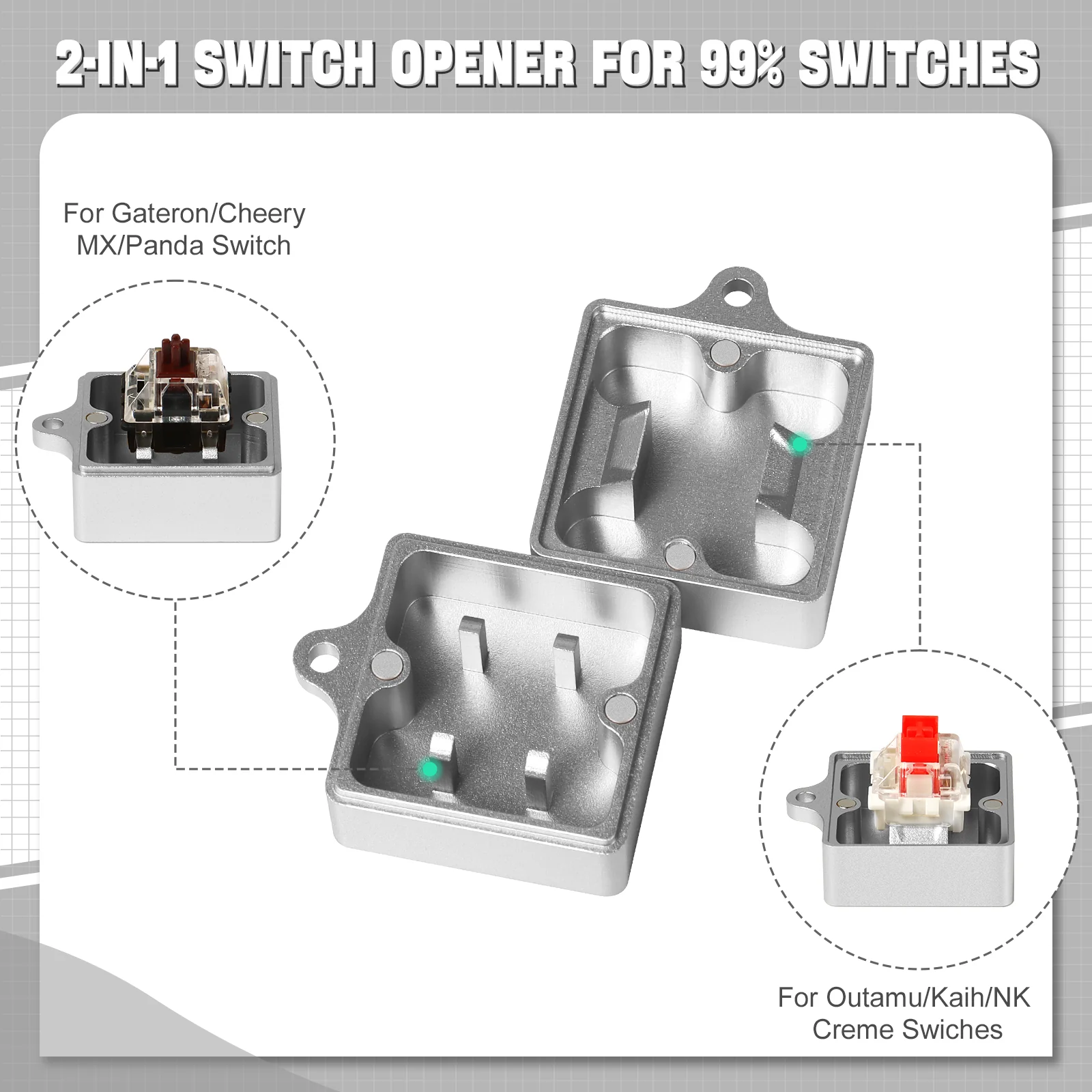 ATTACK SHARK Switch Opener Kit with Switch Puller - Image 57