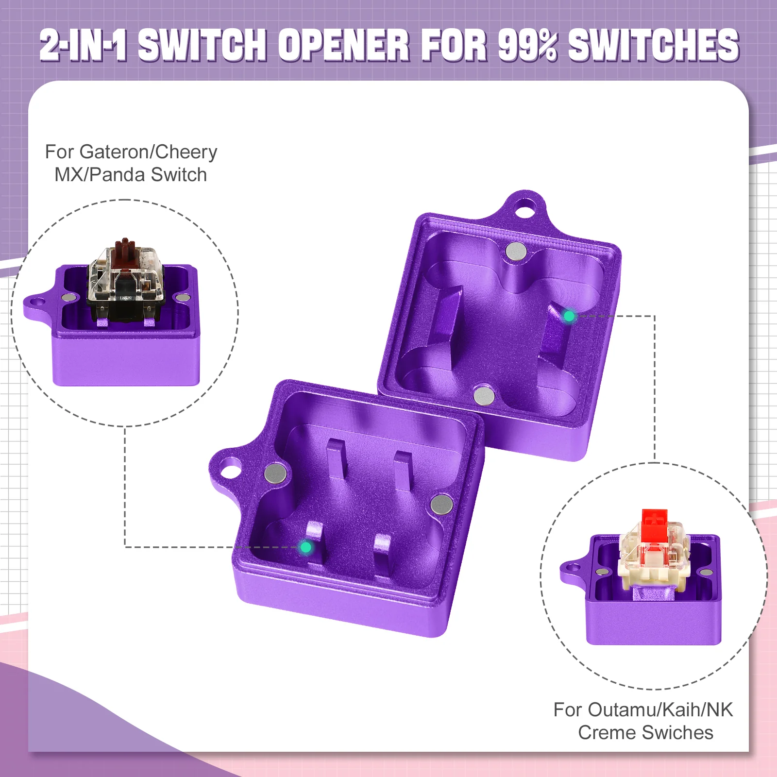 ATTACK SHARK Switch Opener Kit with Switch Puller - Image 66