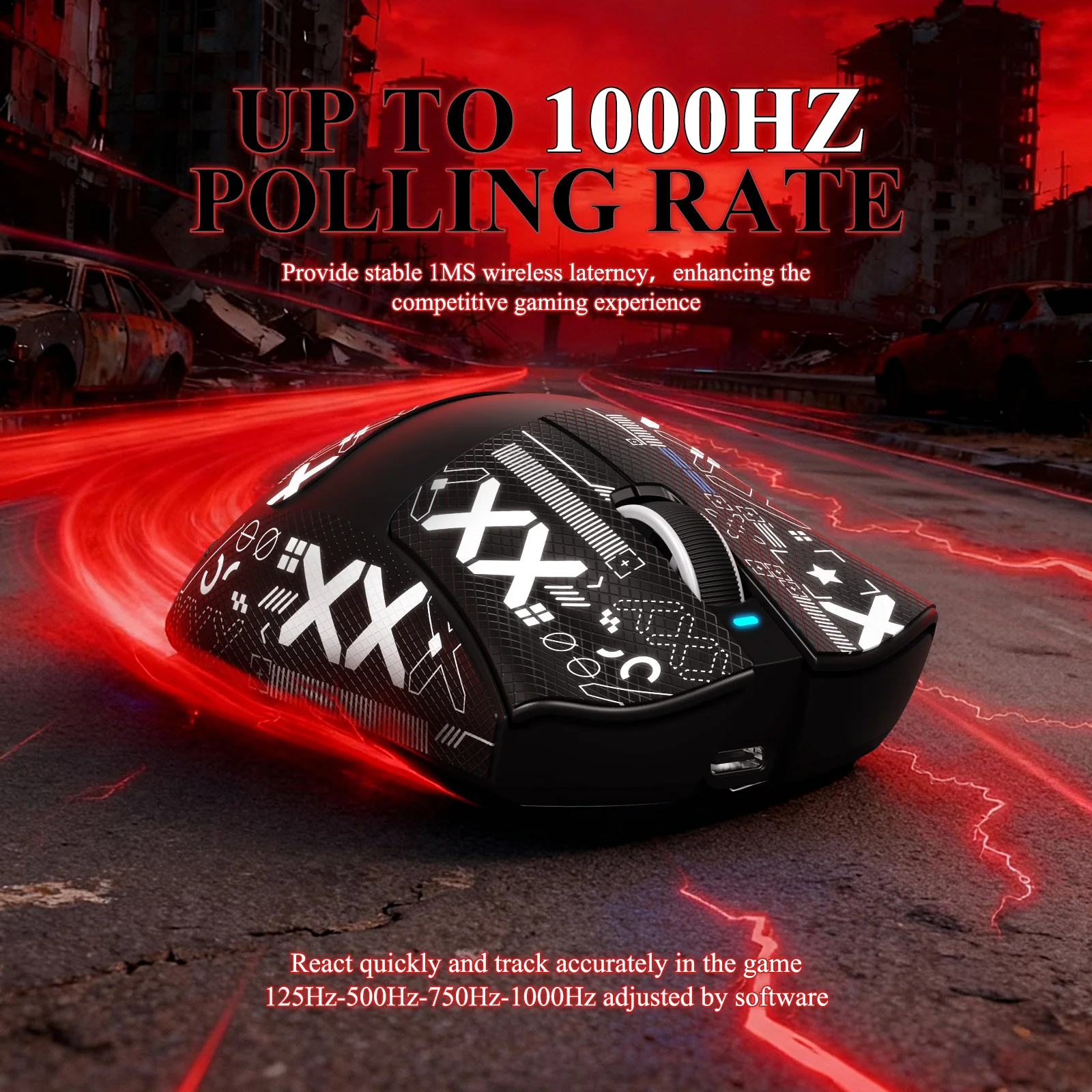ATTACK SHARK V3PRO Ultra-Light Tri-Mode Gaming Mouse with Charging Dock - Image 41