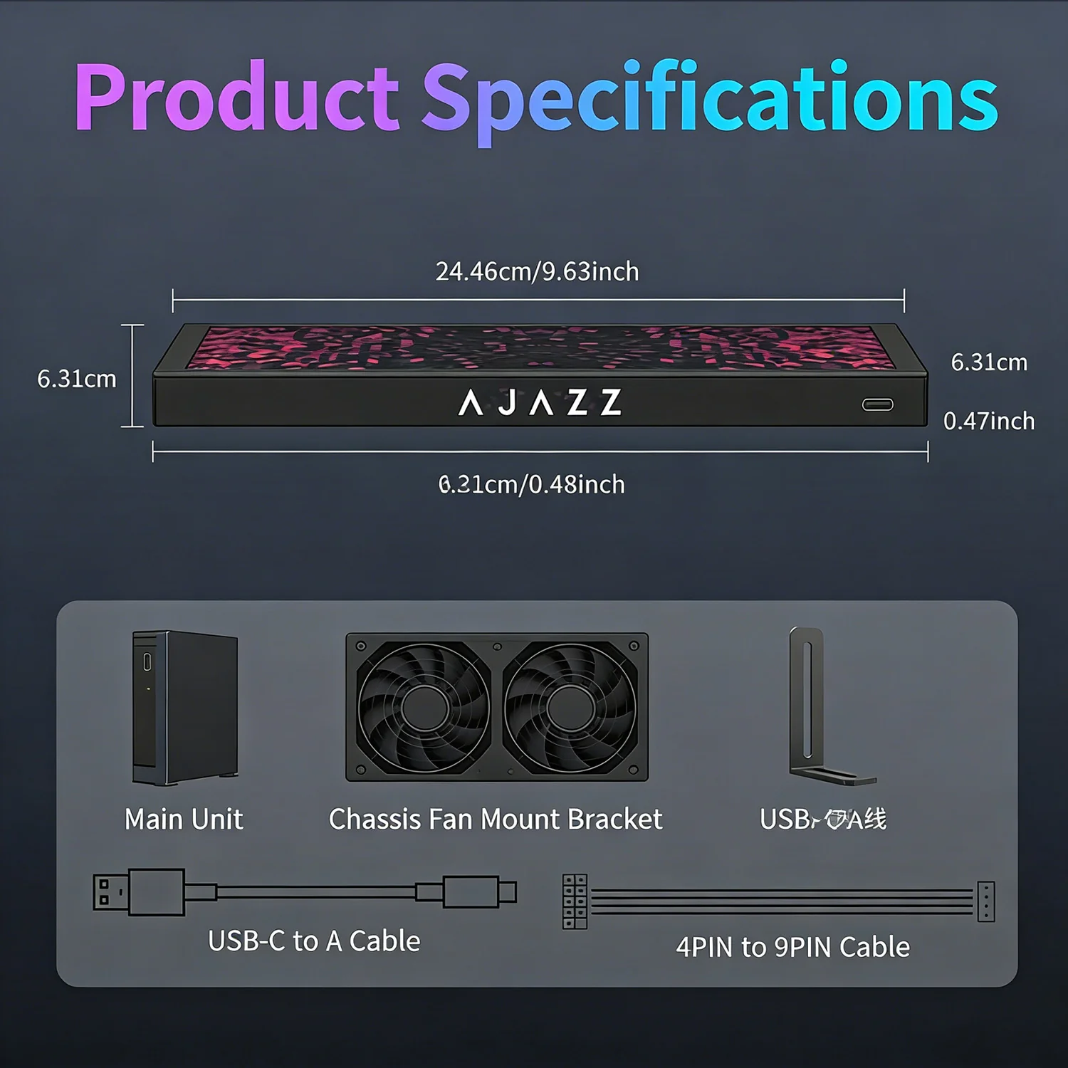 ATTACK SHARK x AJAZZ 9.2-inch IPS LCD Monitor - Image 8