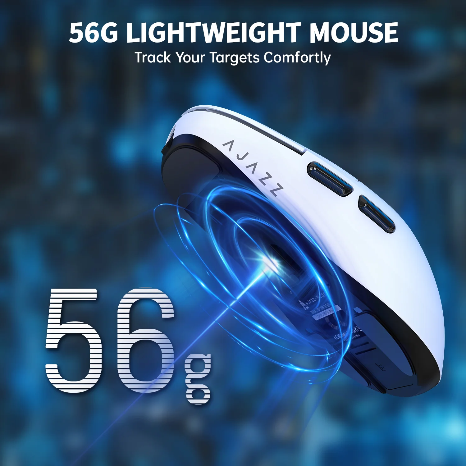 ATTACK SHARK x AJ159P Tri-mode Gaming Mouse with with Magnetic Charging Dock - Image 6
