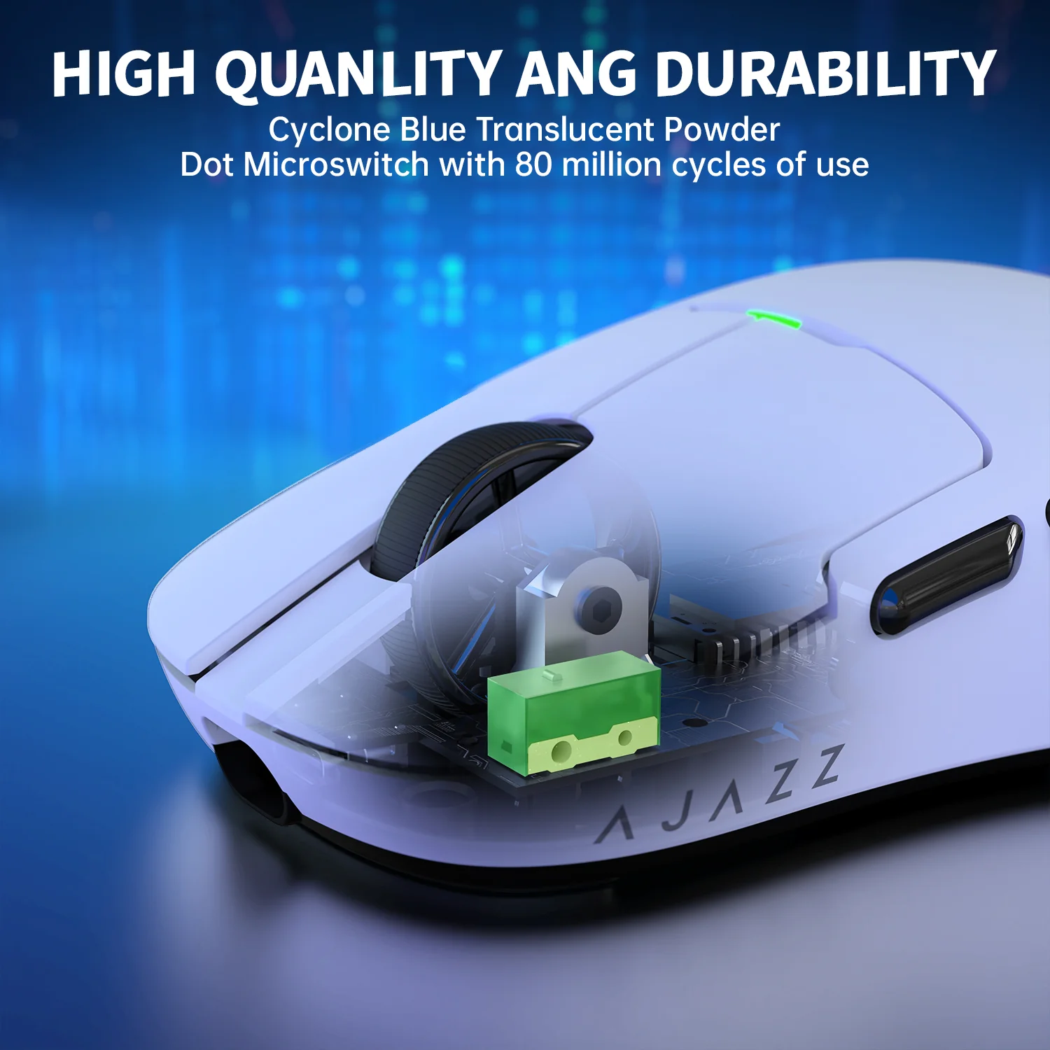 ATTACK SHARK x AJ159P Tri-mode Gaming Mouse with with Magnetic Charging Dock - Image 9