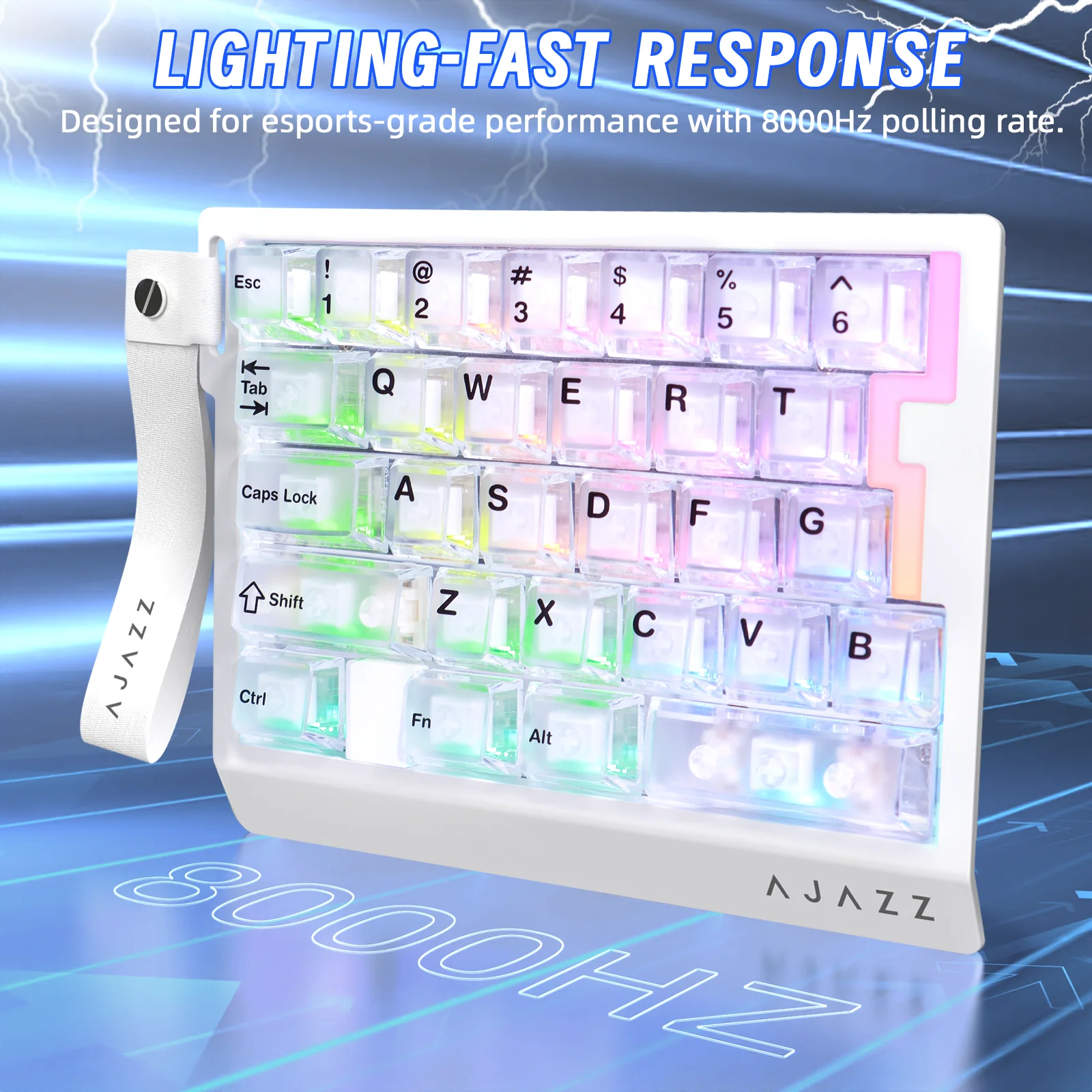 ATTACK SHARK X AJAZZ AK029 Wired One-Handed Gaming Keyboard - Image 22